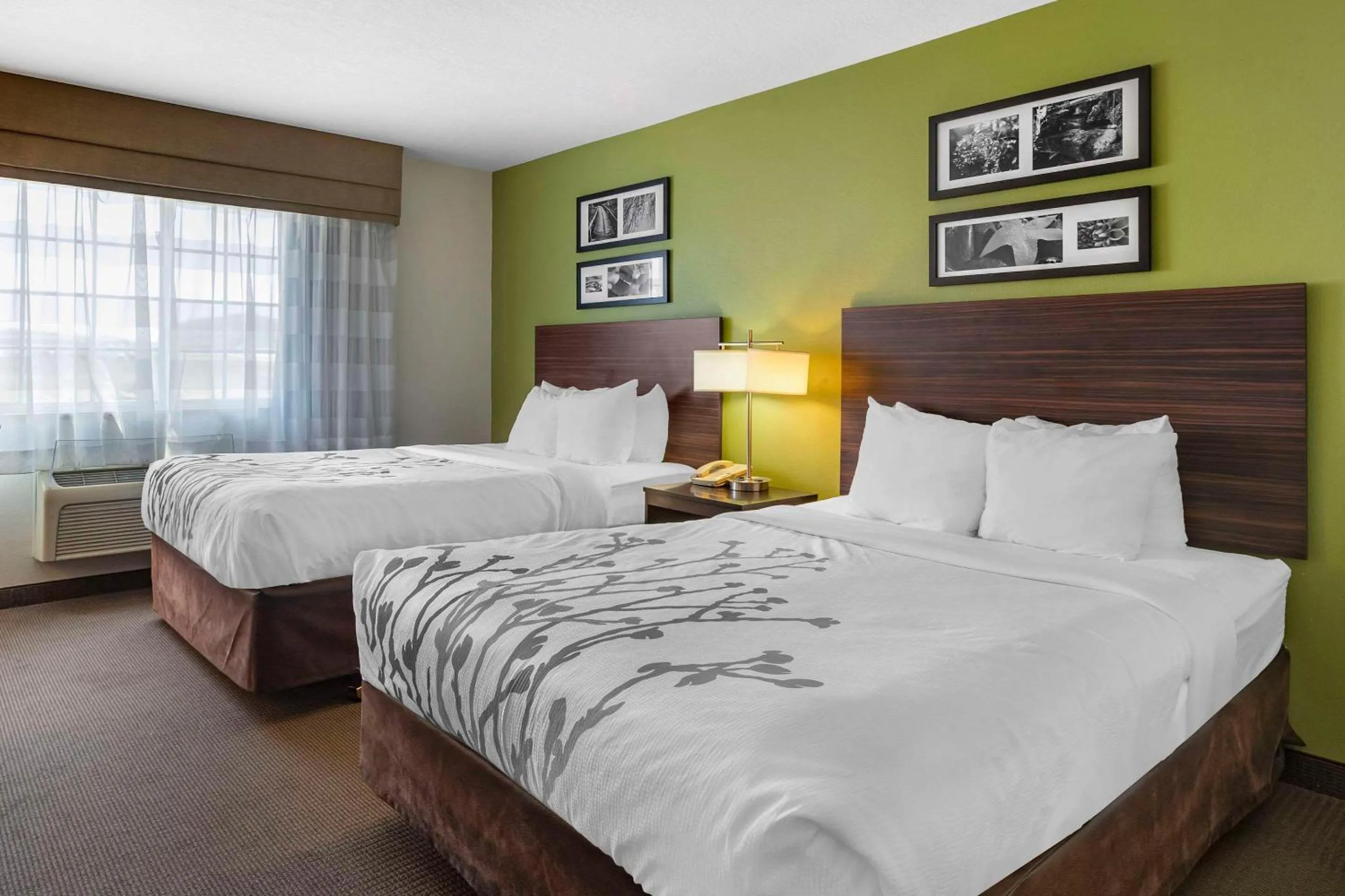 Queen Room with Two Queen Beds - Non-Smoking in Sleep Inn & Suites Pleasant Hill - Des Moines