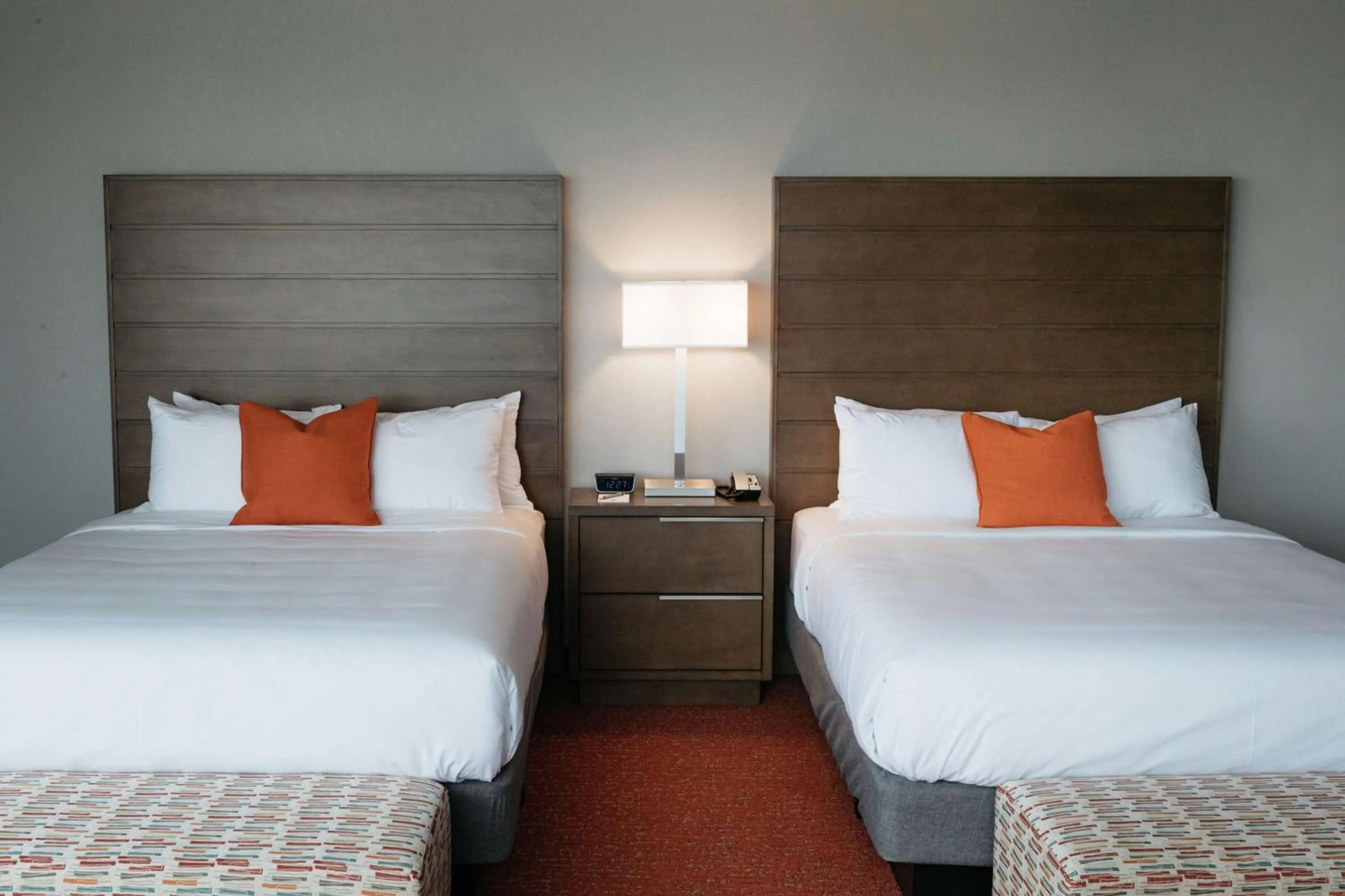 Queen Corner Studio Suite with Two Queen Beds in Revel Hotel, Tapestry Collection By Hilton