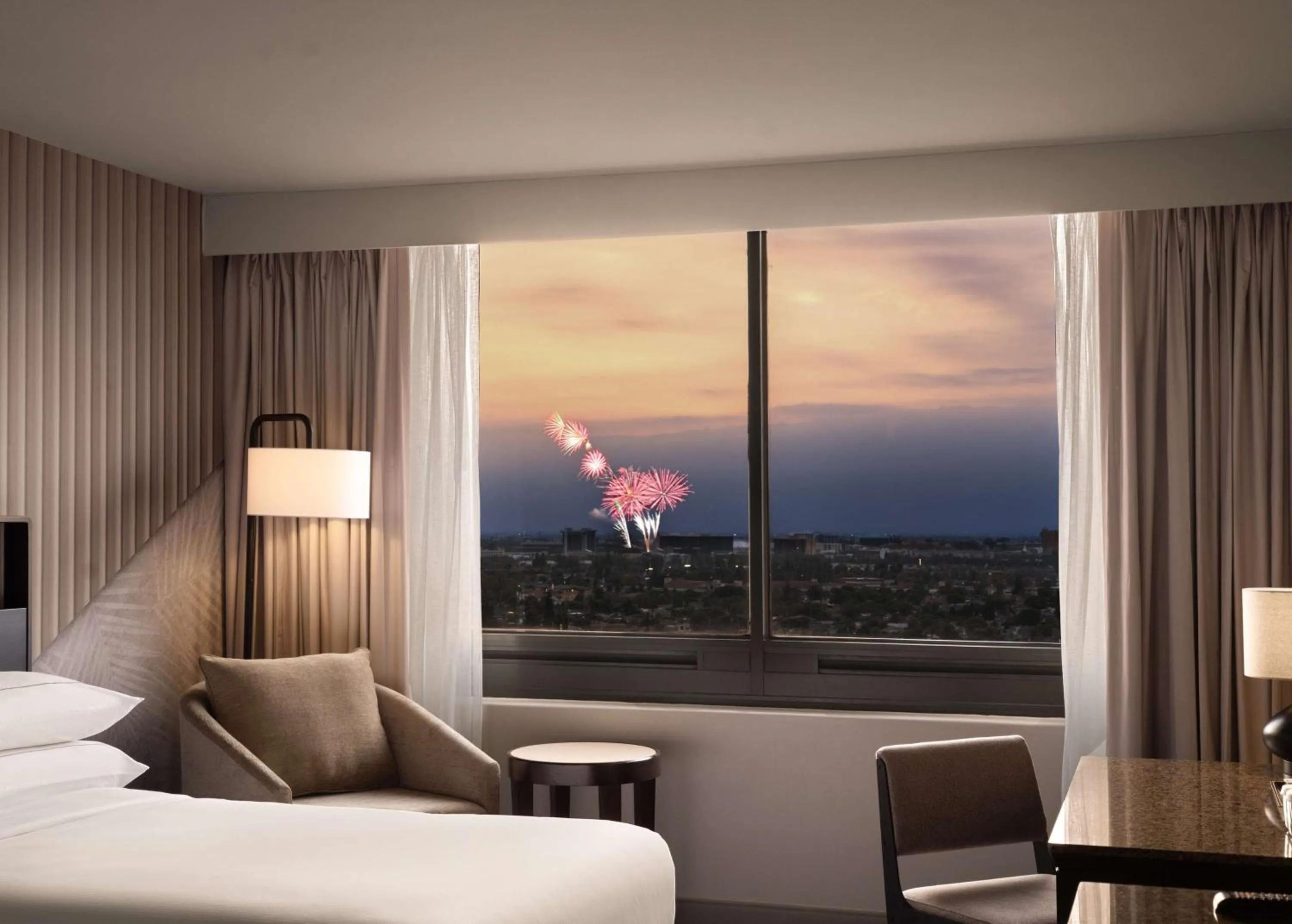 Deluxe King Room in Hotel Fera Anaheim, a DoubleTree by Hilton Hotel