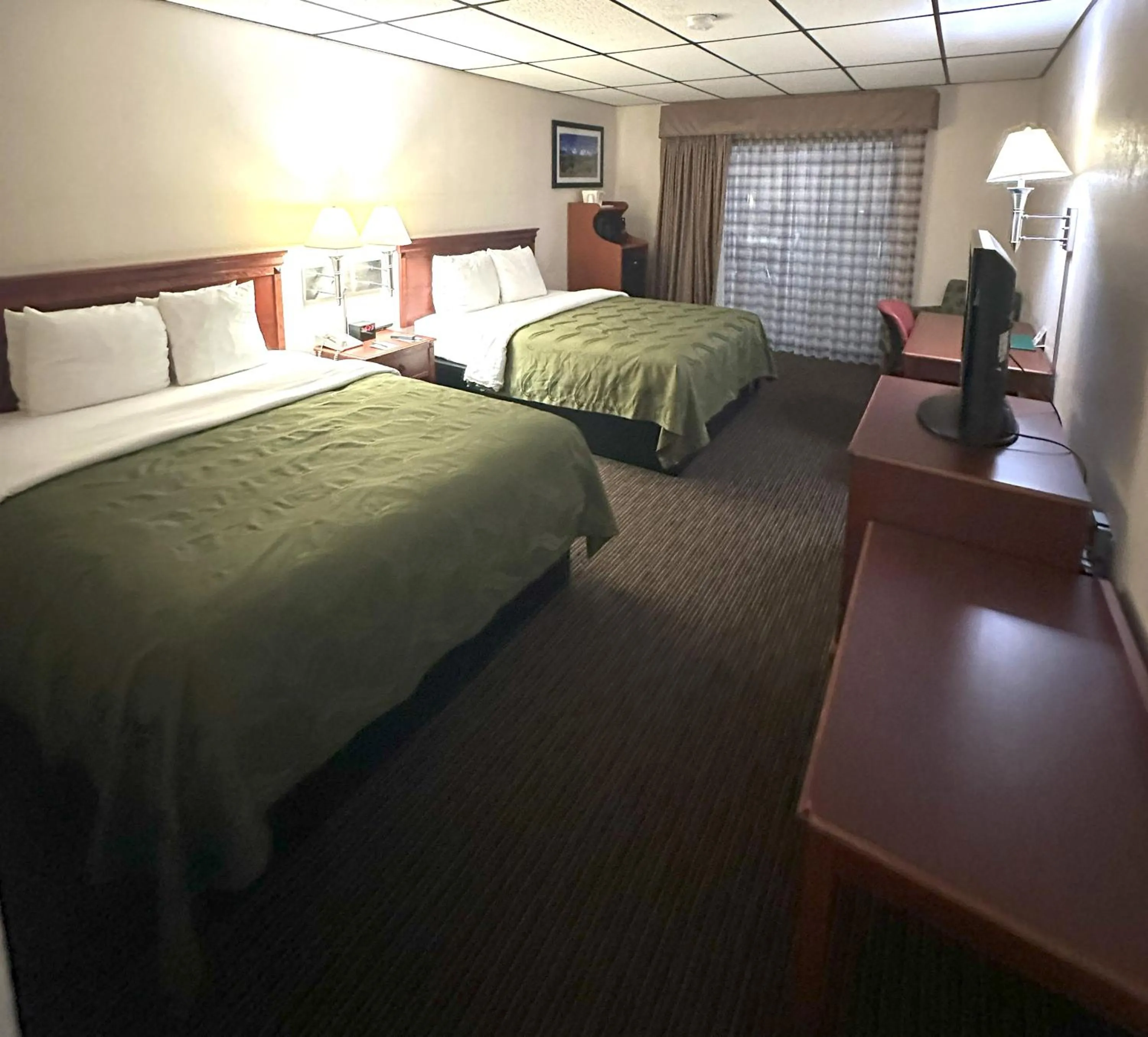 Queen Room with Two Queen Beds - Courtyard View in Quality Inn & Suites Salina West