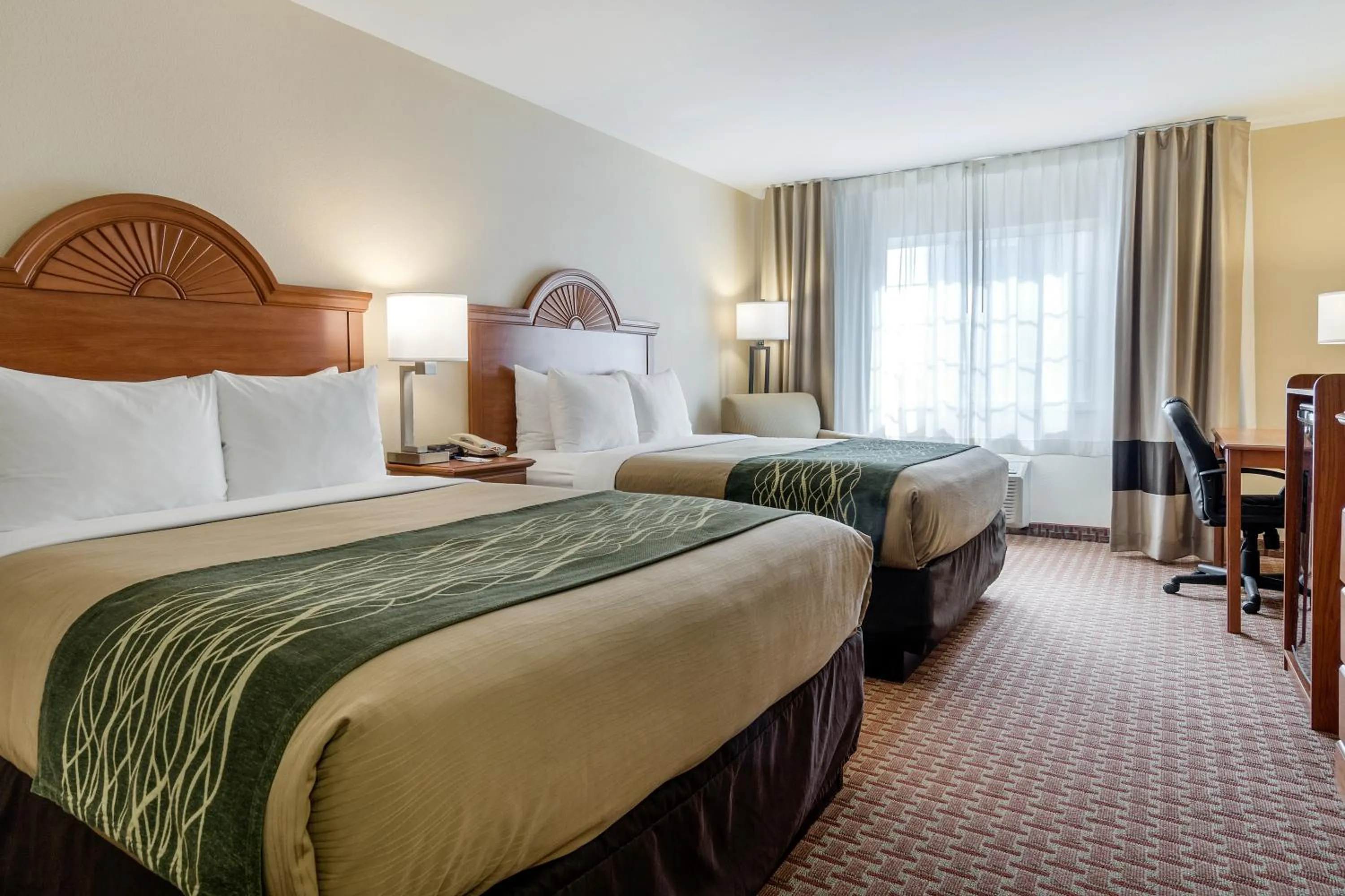 Queen Room with Two Queen Beds - Non-Smoking in Super 8 by Wyndham Great Bend