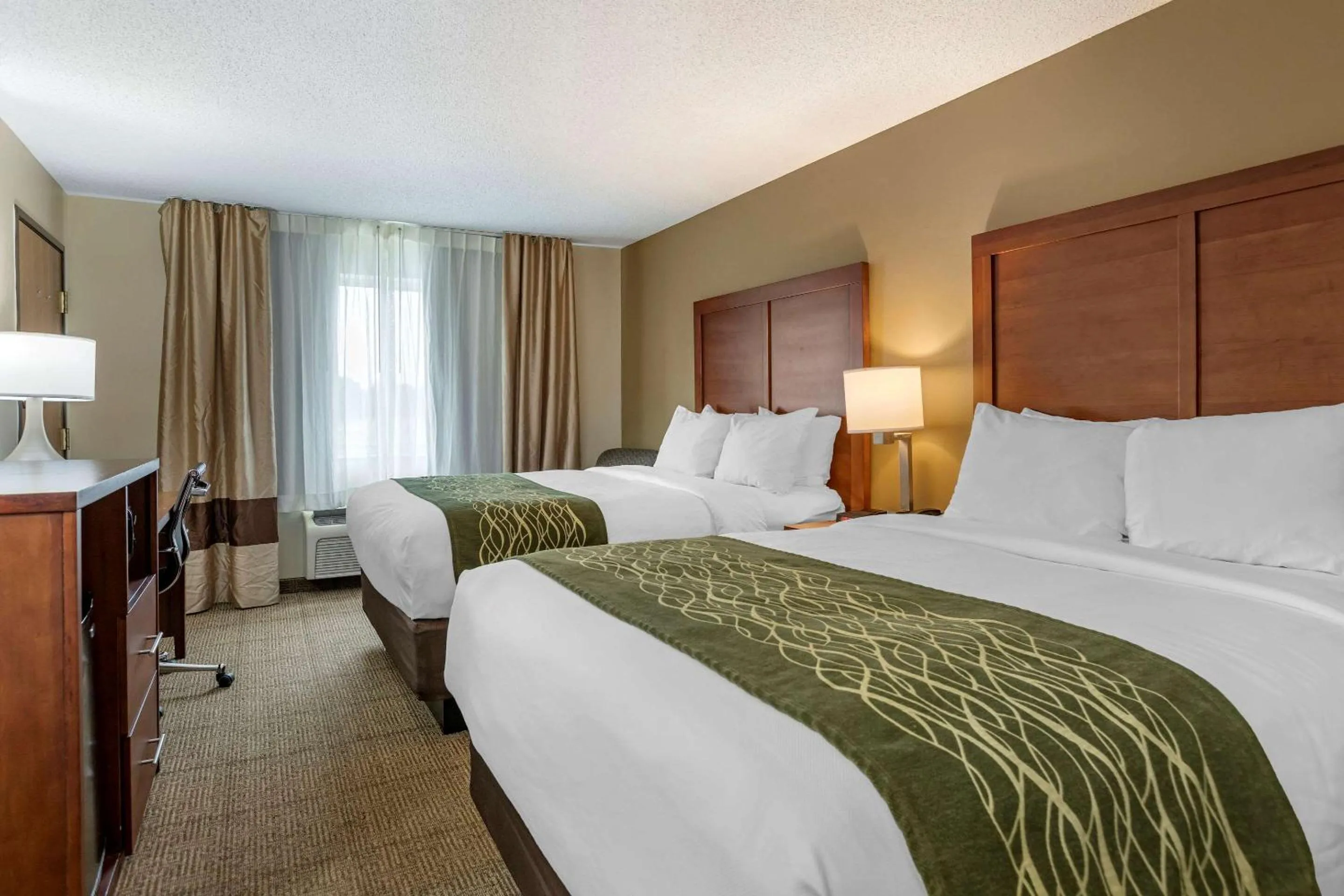 Queen Room with Two Queen Beds - Pet Friendly/Non-Smoking in Comfort Inn & Suites Dimondale - Lansing