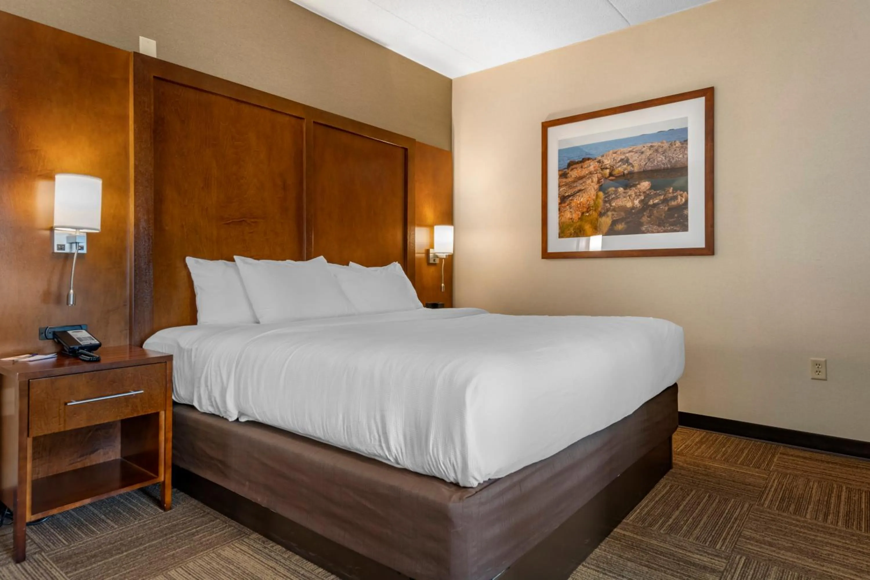 Superior King Suite with Lake View - Non-Smoking in Lift Bridge Lodge, an Ascend Collection Hotel