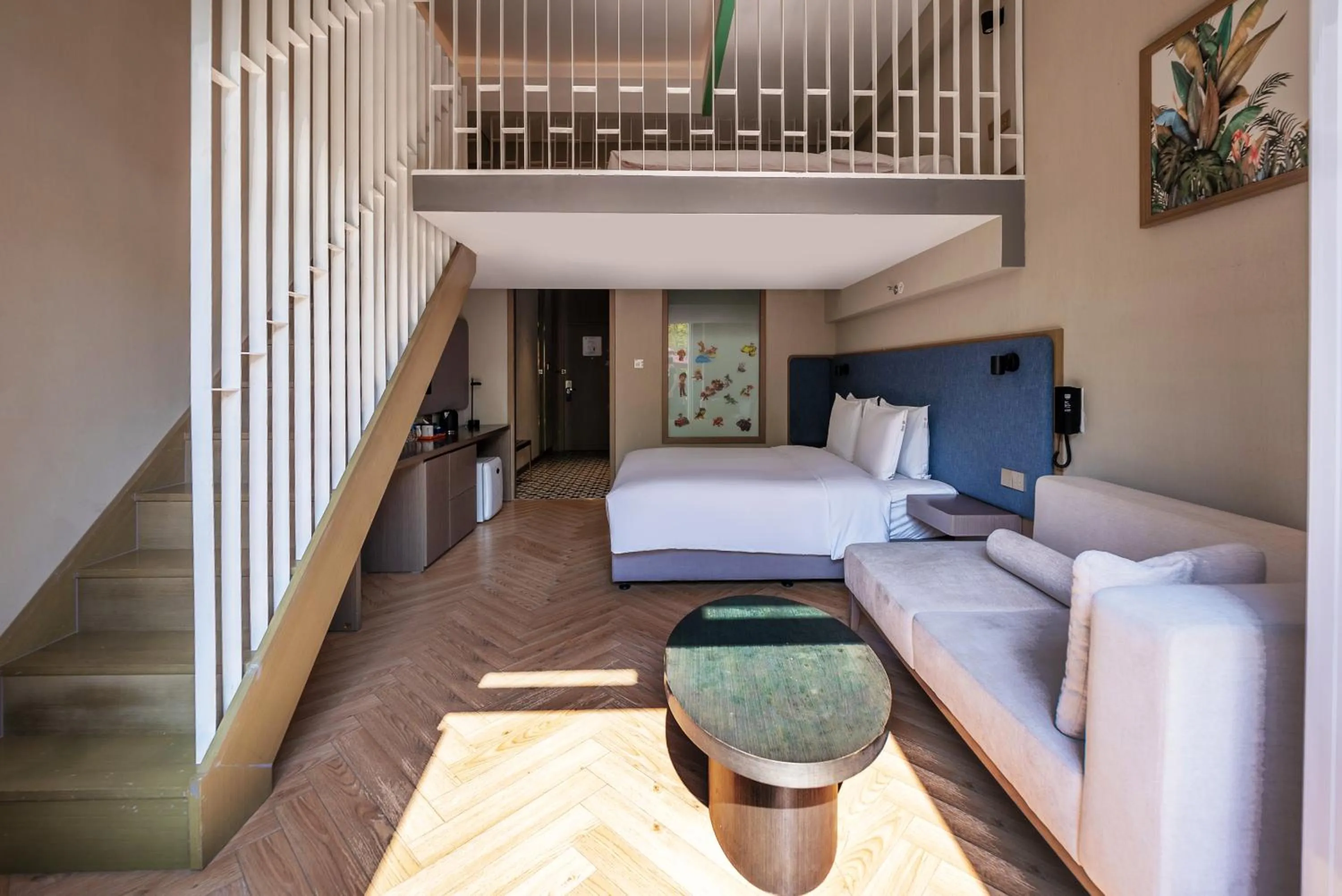 Family Two Beds Courtyard Loft - Non-Smoking in Holiday Inn Express Beijing Badaling by IHG