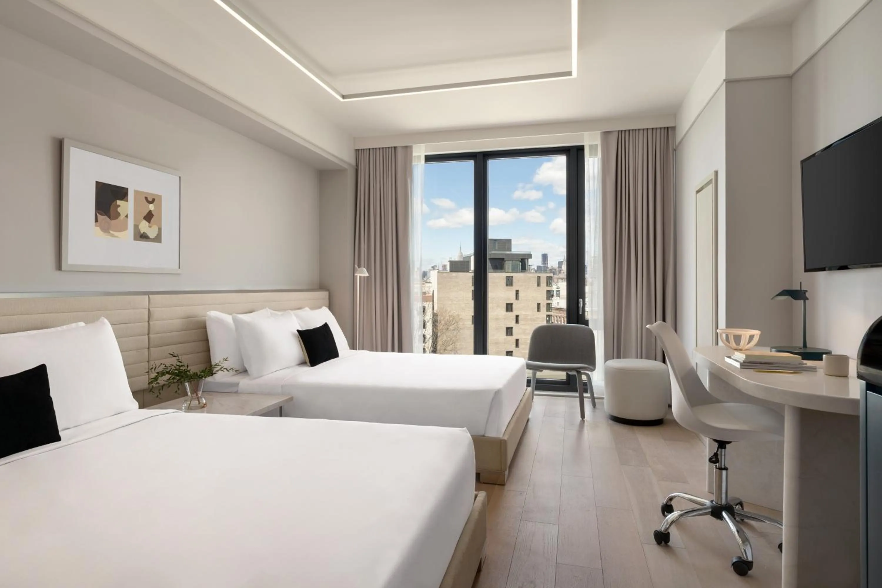 Standard Double Room with Two Double Beds in Hotel Indigo - Williamsburg - Brooklyn by IHG