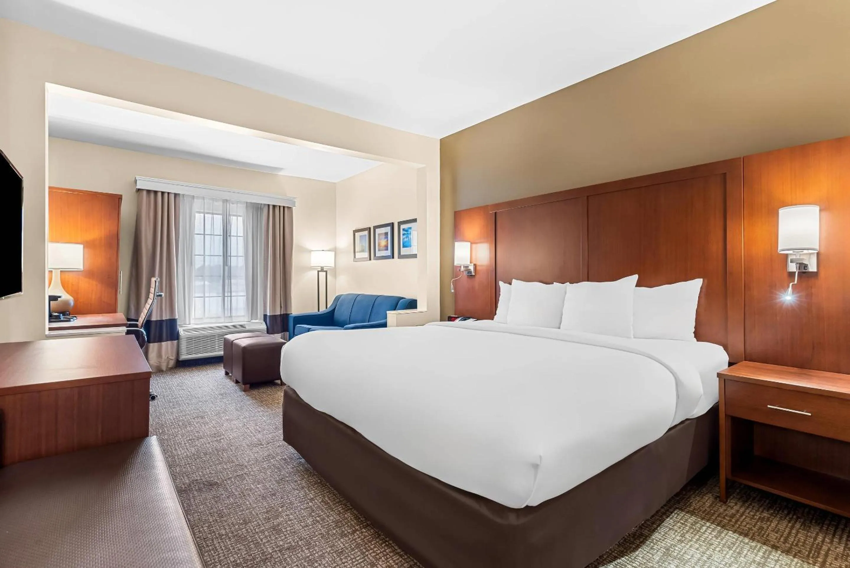 King Suite - Non-Smoking in Comfort Suites Near Camp Lejeune