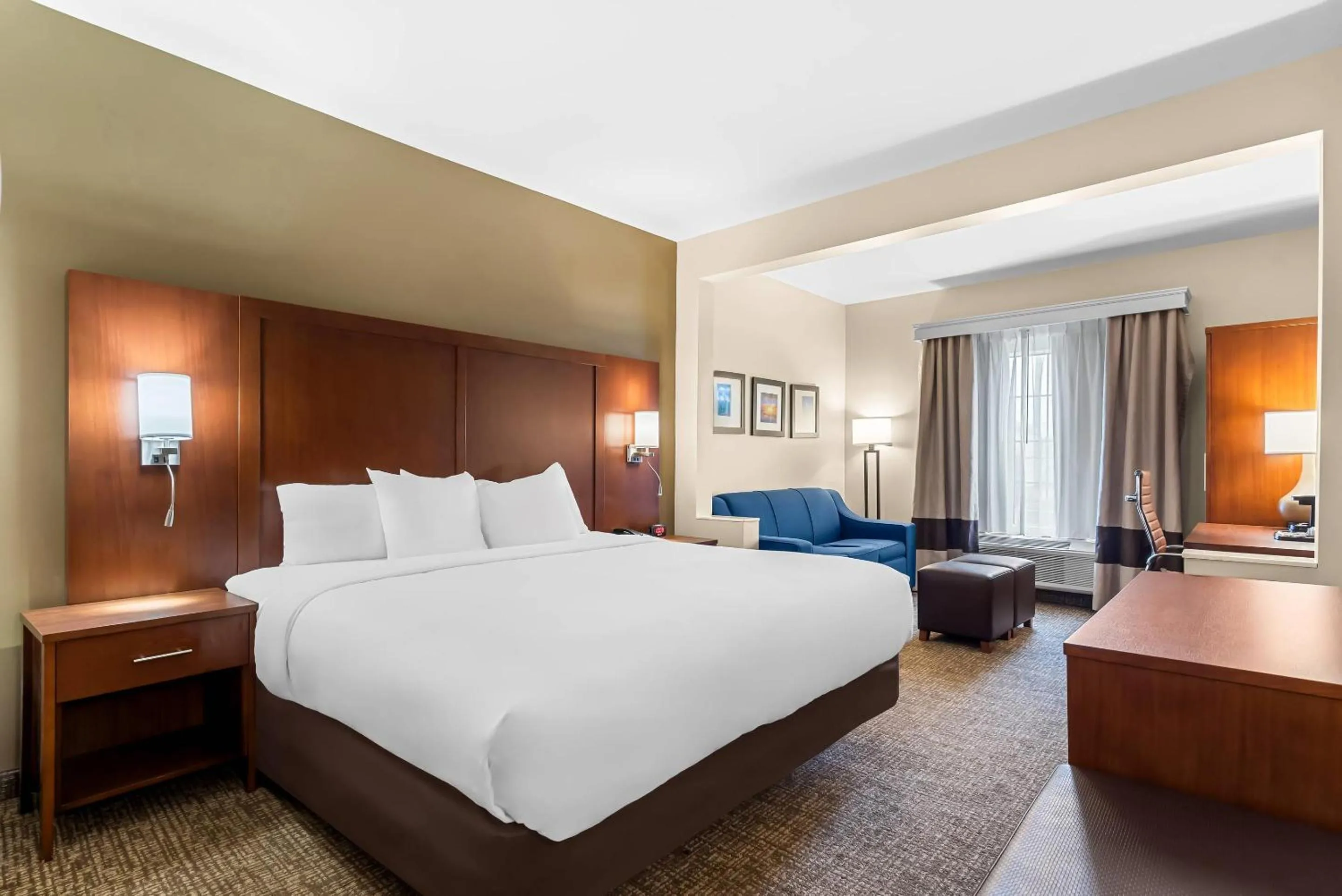 King Suite - Disability Access/Non-Smoking in Comfort Suites Near Camp Lejeune