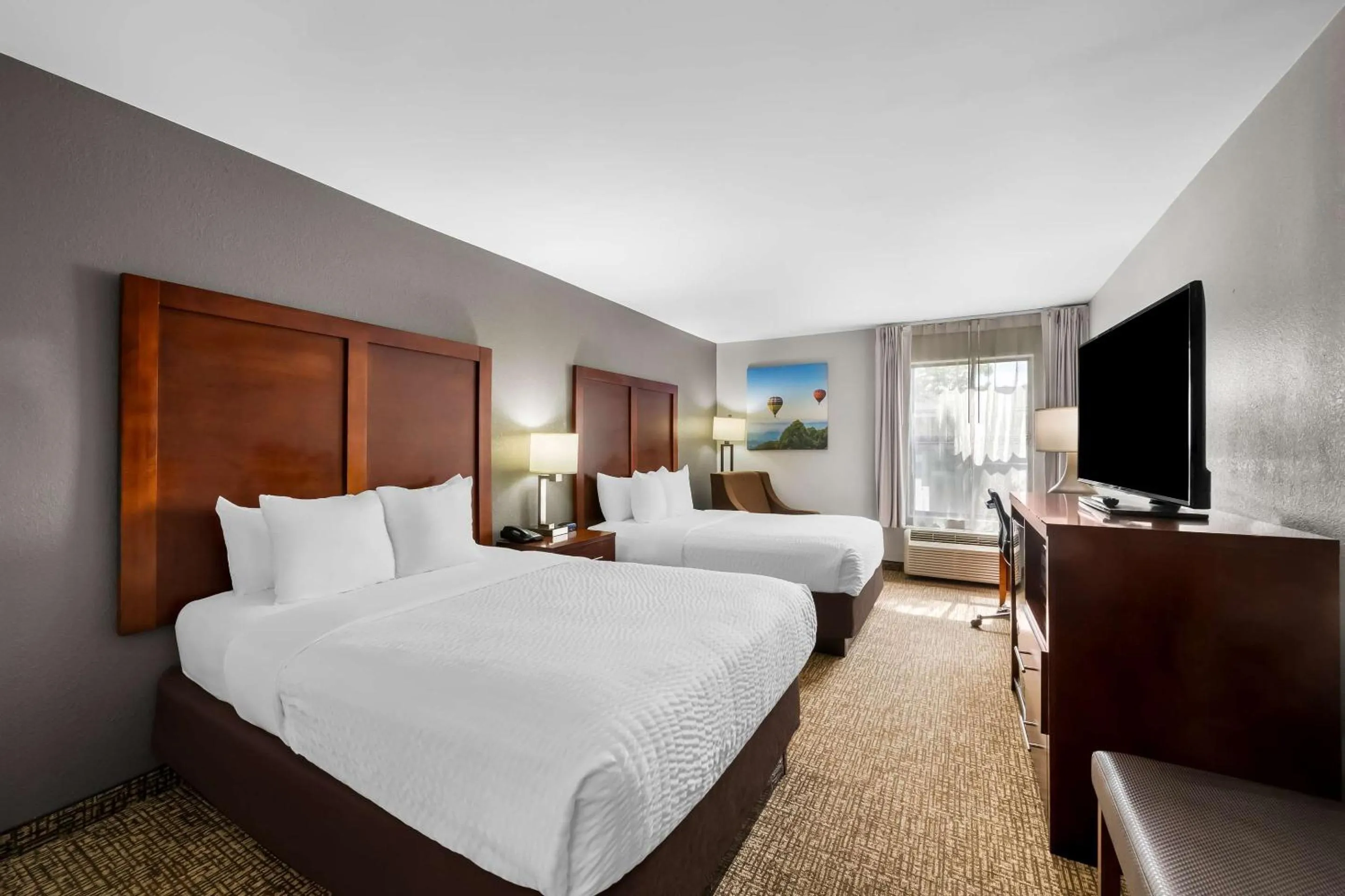 Double Room with Two Double Beds - Non-Smoking in Comfort Inn Apex - Holly Springs