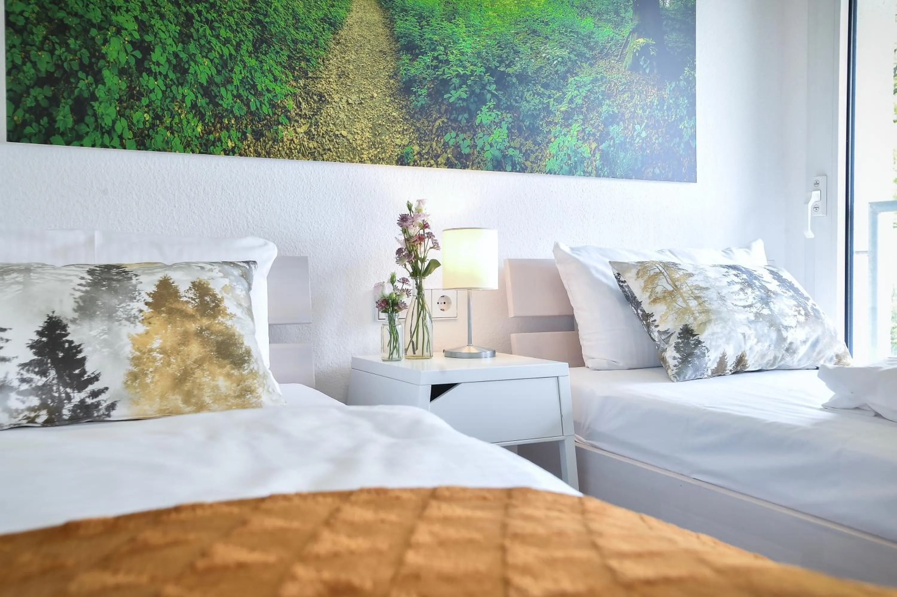 Double or Twin Room with View - single occupancy in Habitat Esslingen