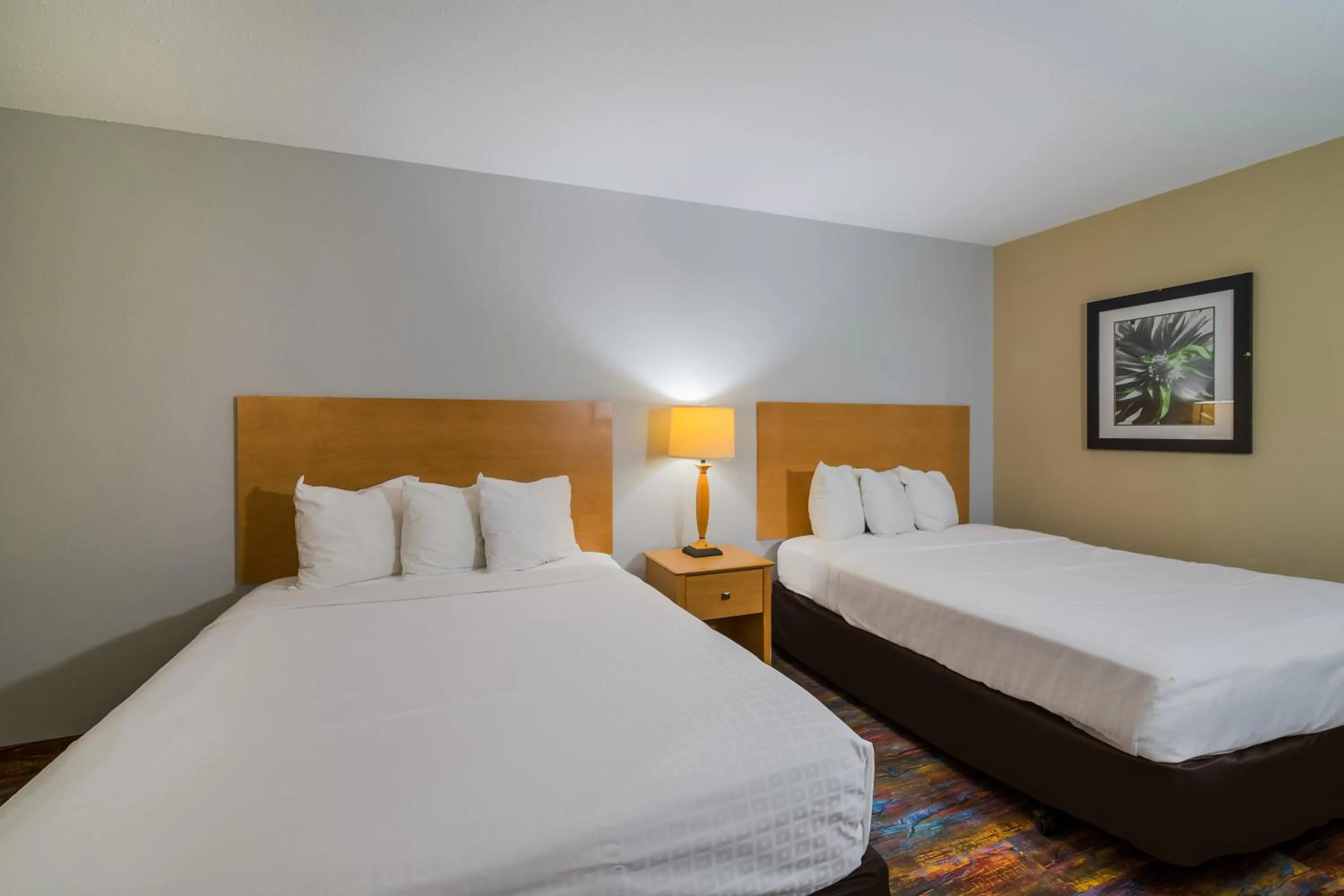 2 Queen Beds Non Smoking in Americas Best Value Inn Fargo