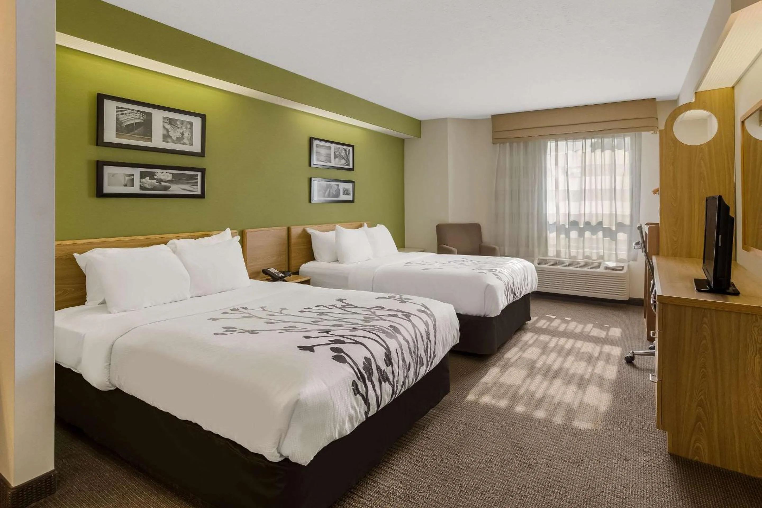 Double Room with Two Double Beds - Non-Smoking in Sleep Inn