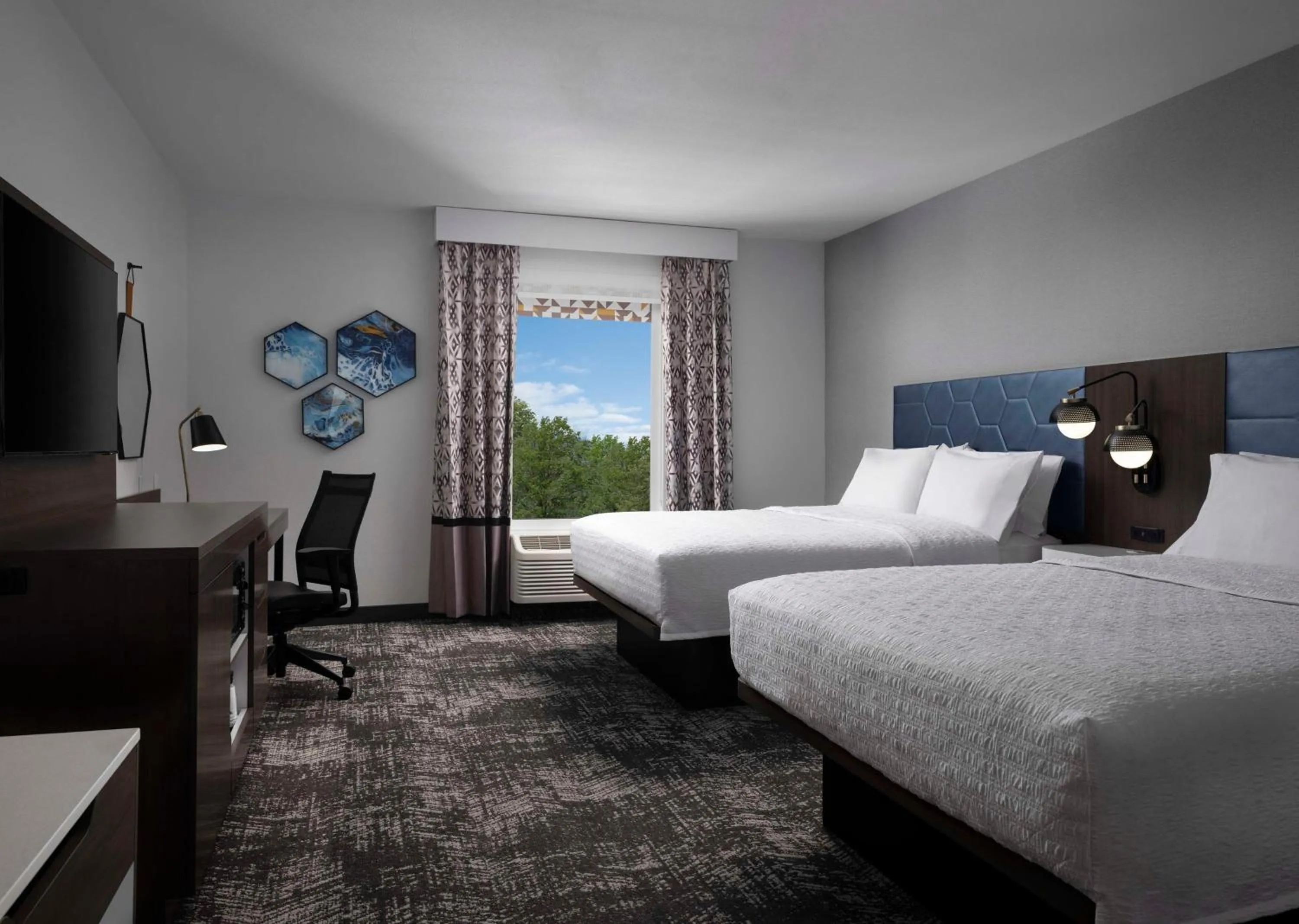 Room with Two Queen Beds - Non-Smoking in Hampton Inn & Suites Dallas-DFW Airport Hurst