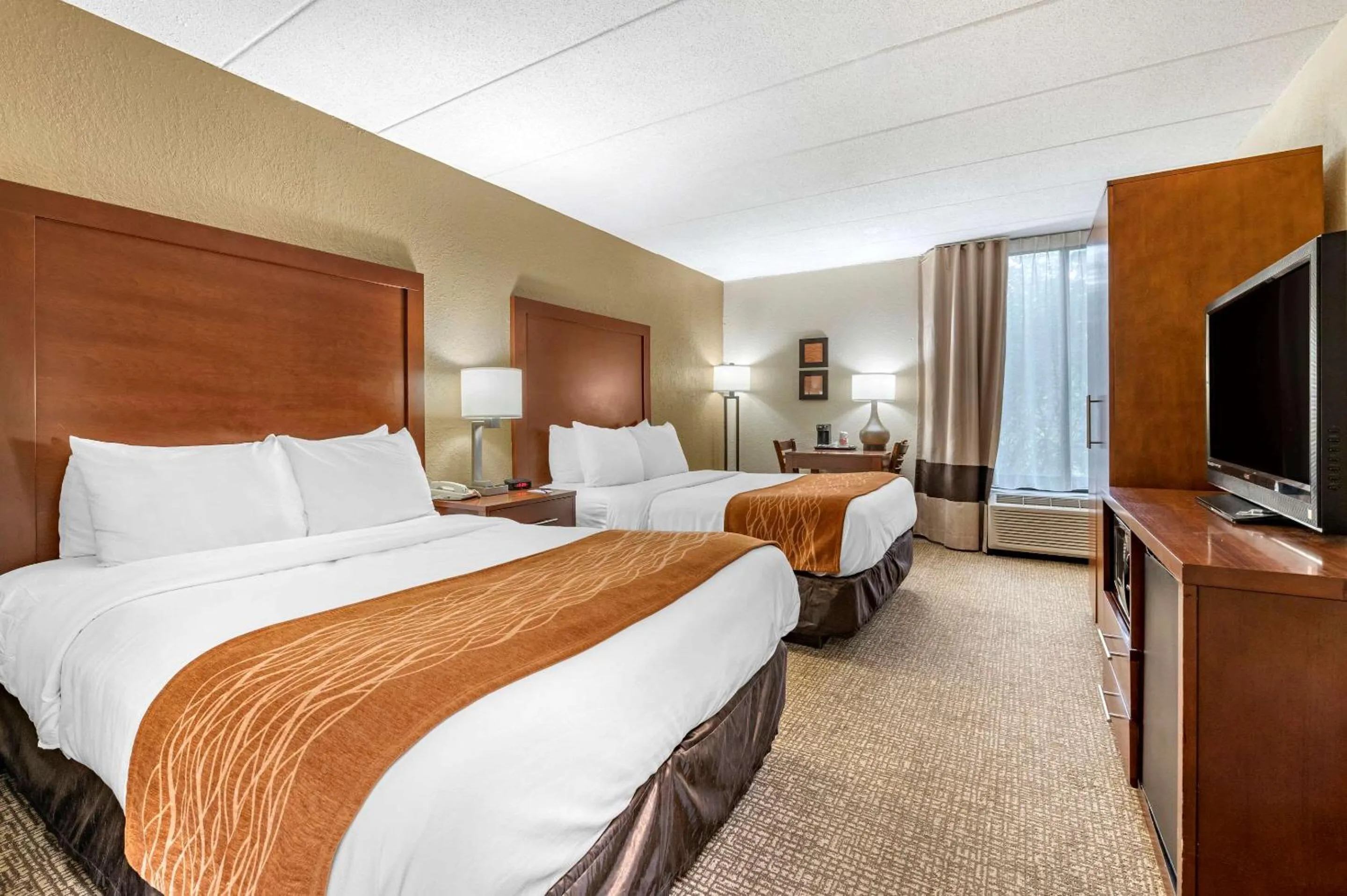 Double Room with Two Double Beds - Non-Smoking in Comfort Inn Cincinnati Northeast