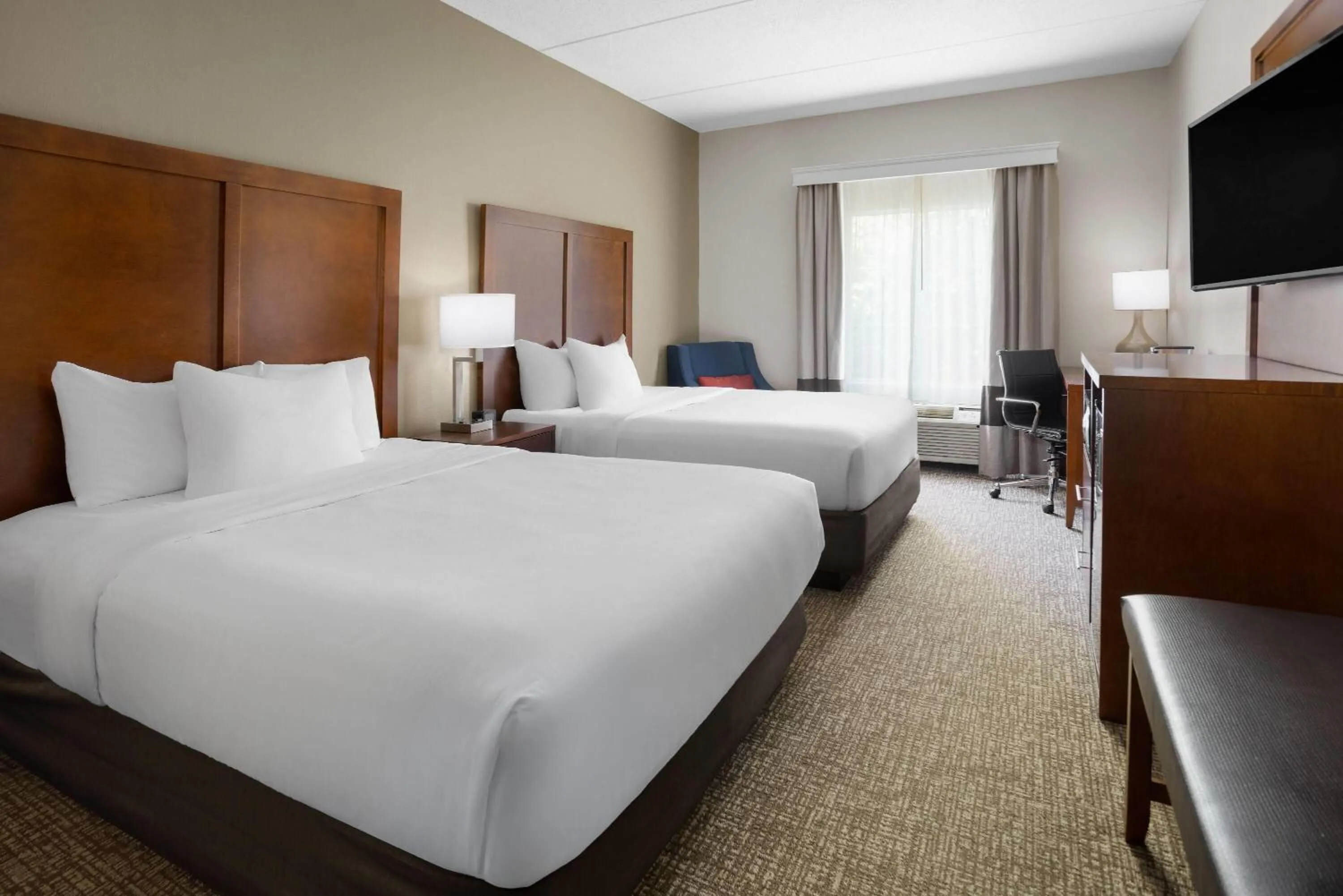 Queen Room with Two Queen Beds - Non-Smoking in Wingate by Wyndham Grove City