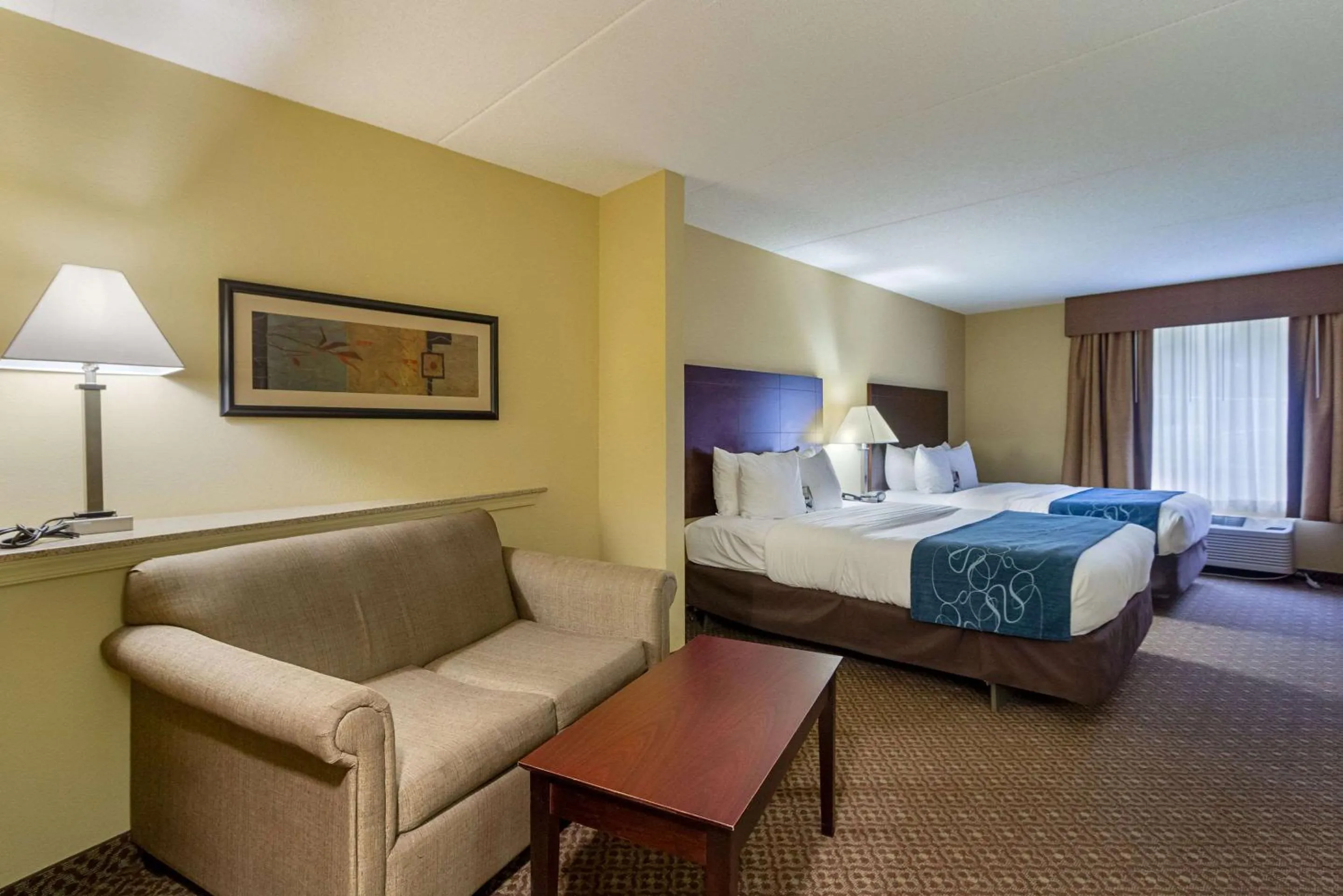 Queen Suite with Two Queen Beds - Disability Access/Non-Smoking in Comfort Suites Near Gettysburg Battlefield Visitor Center