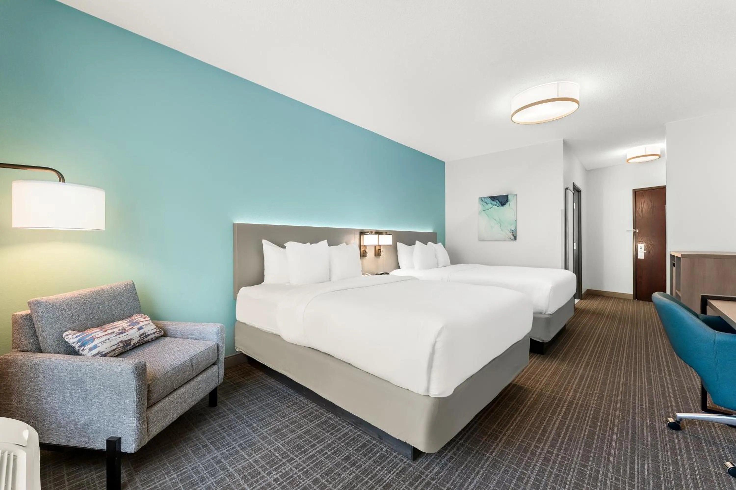 Queen Room with Two Queen Beds - Non-Smoking in Comfort Inn & Suites Tunkhannock