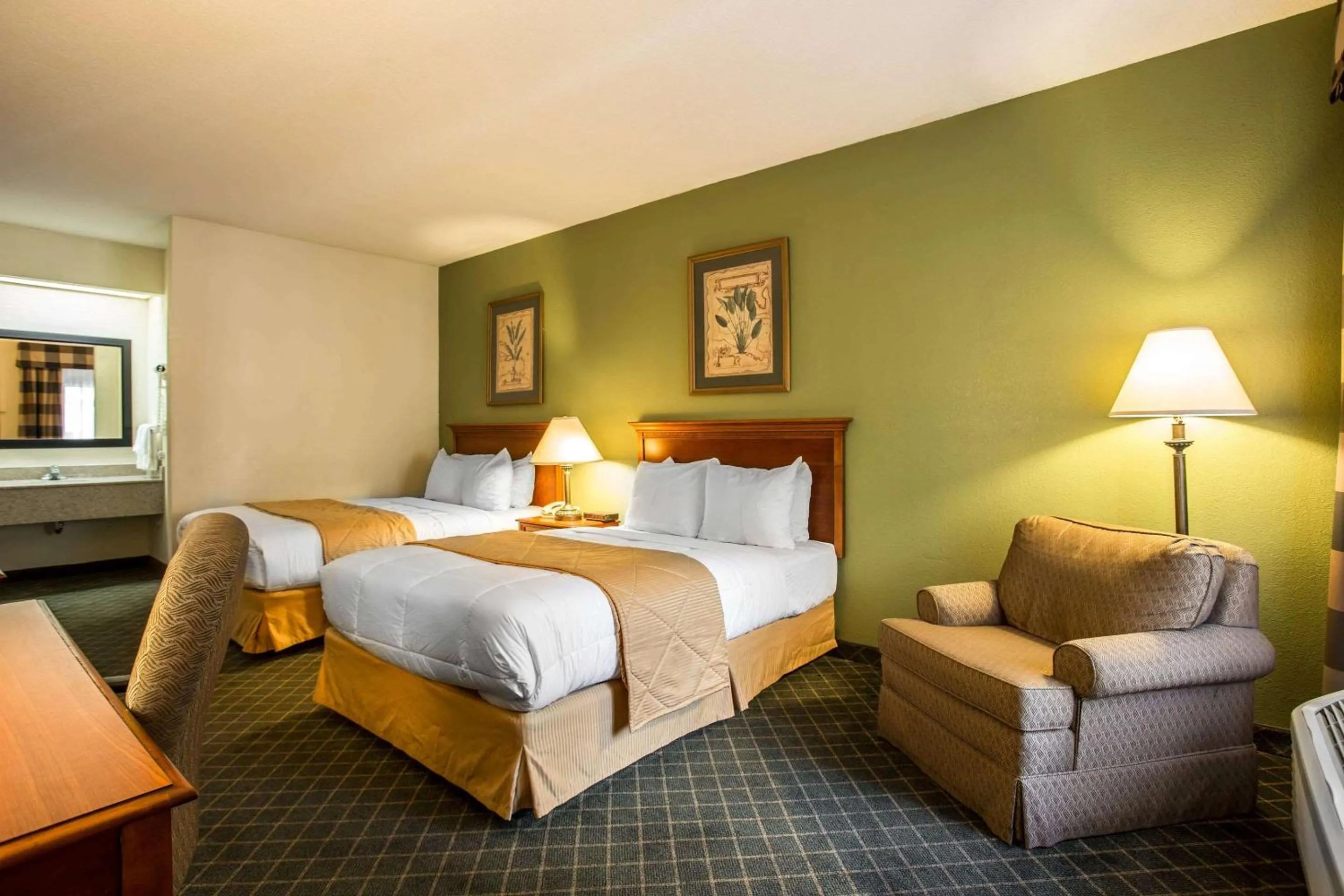 Double Room with Two Double Beds - Non-Smoking in Clarion Inn & Suites Aiken South