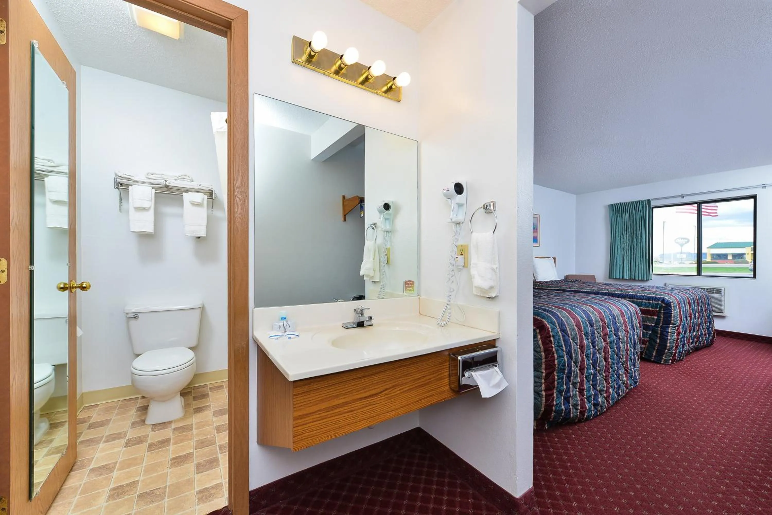Queen Room with Two Queen Beds - Non-Smoking in Travelodge by Wyndham Spearfish