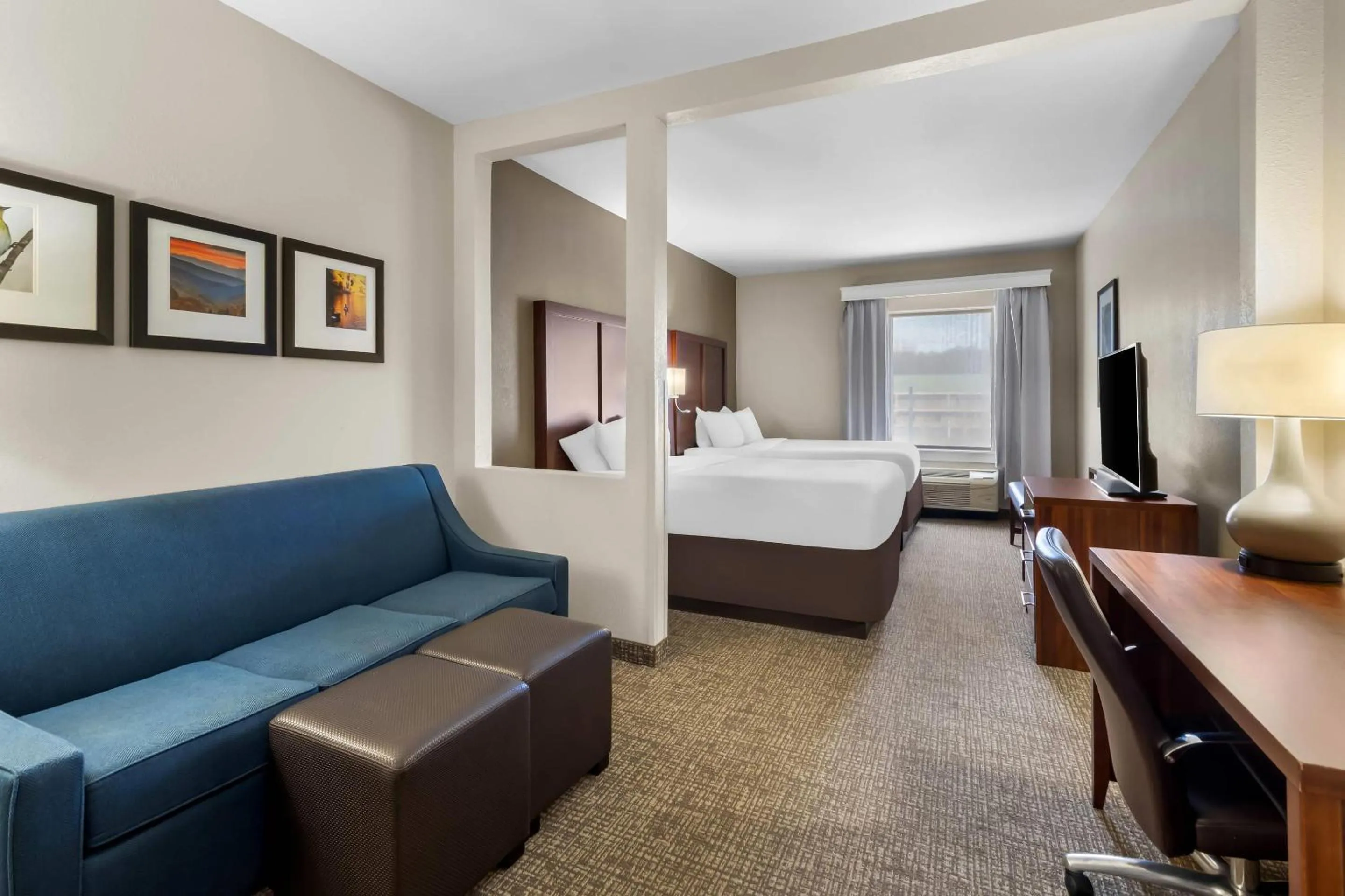 Double Suite with Two Double Beds - Non-Smoking in Comfort Suites Goodlettsville Rivergate