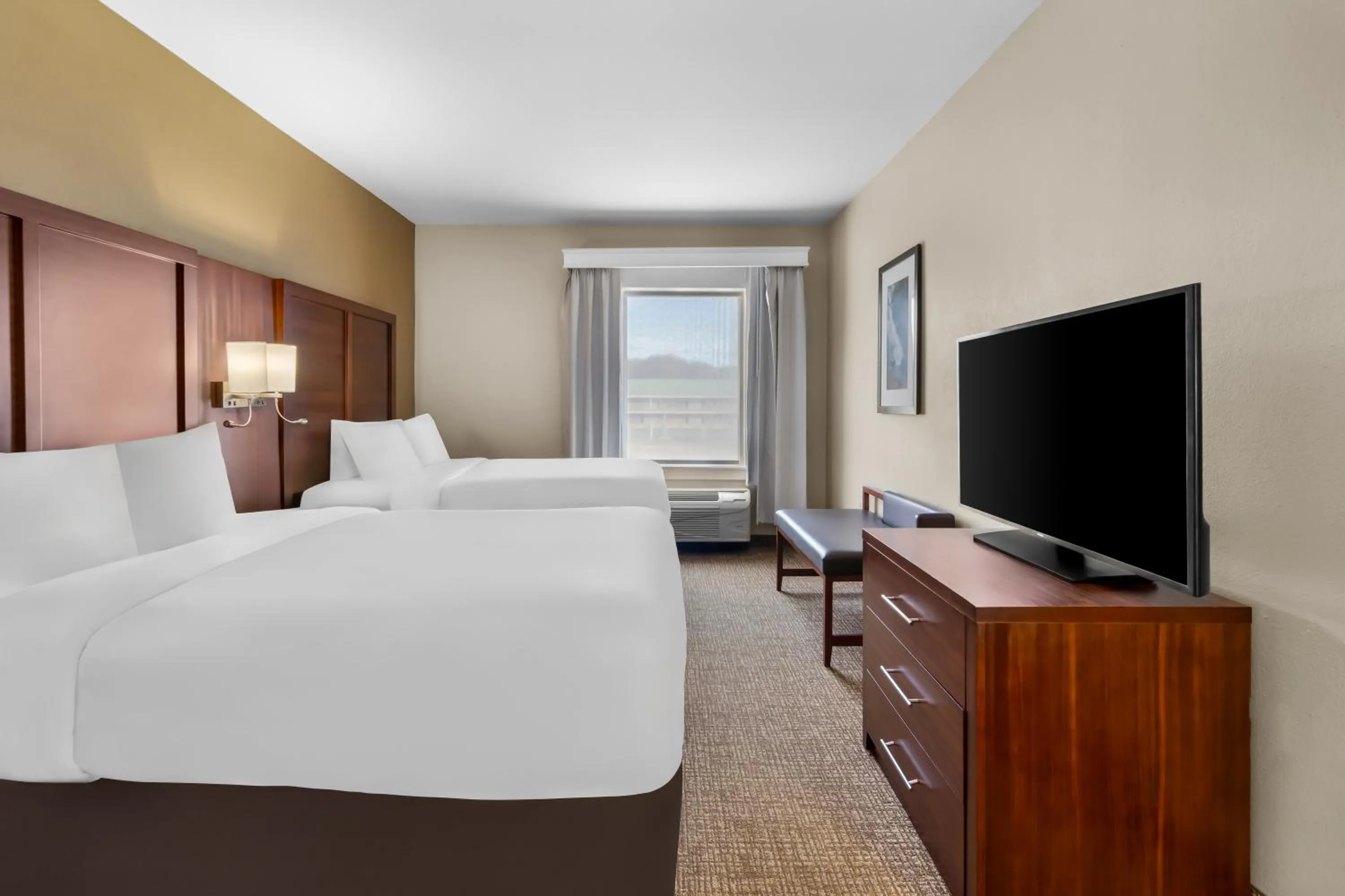 Double Suite with Two Double Beds - Non-Smoking in Comfort Suites At Rivergate Mall