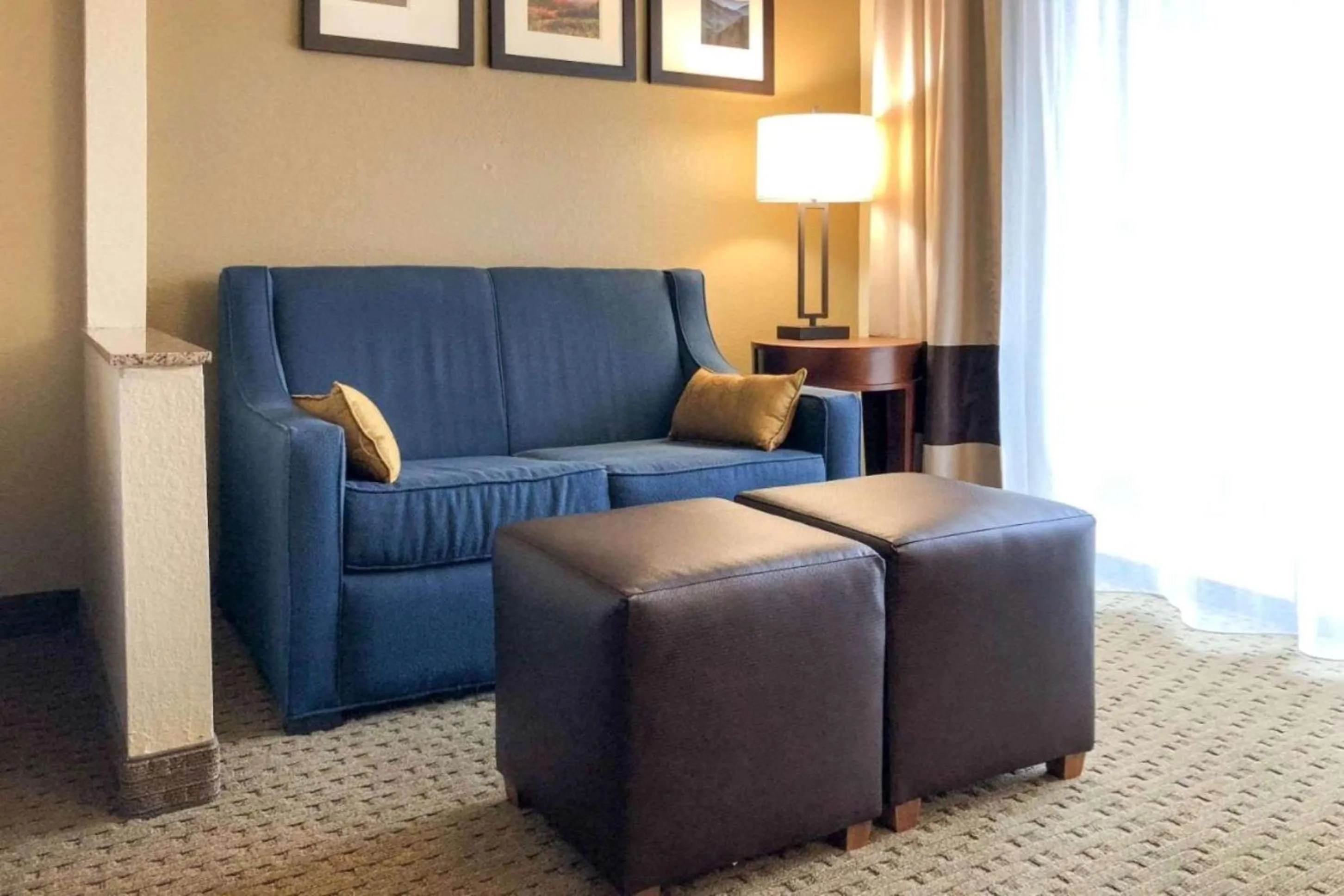 King Suite with Sofa Bed and Balcony - Mountain View/Non-Smoking in Vista Suites Near Island and Leconte Convention Center