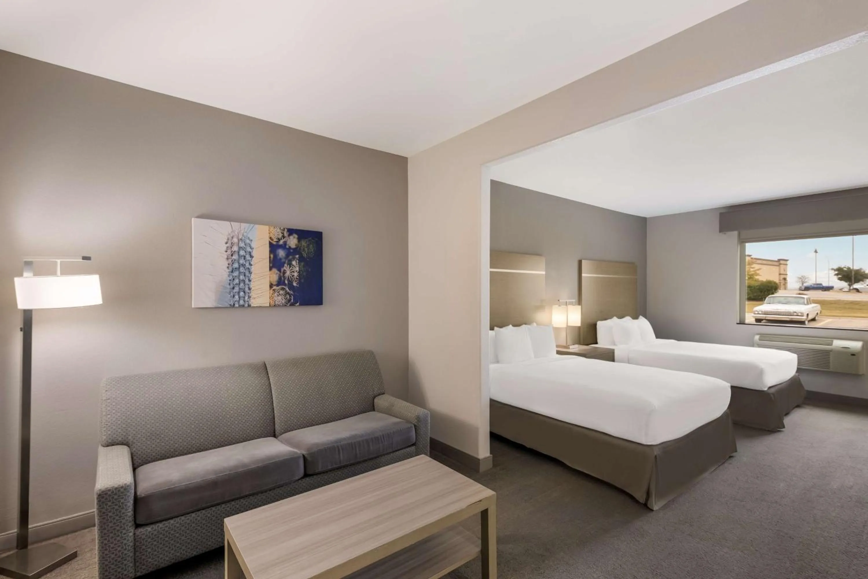 Queen Room with Two Queen Beds and Walk-In Shower - Mobility Access in Best Western Plus Killeen - Fort Cavazos Hotel & Suites