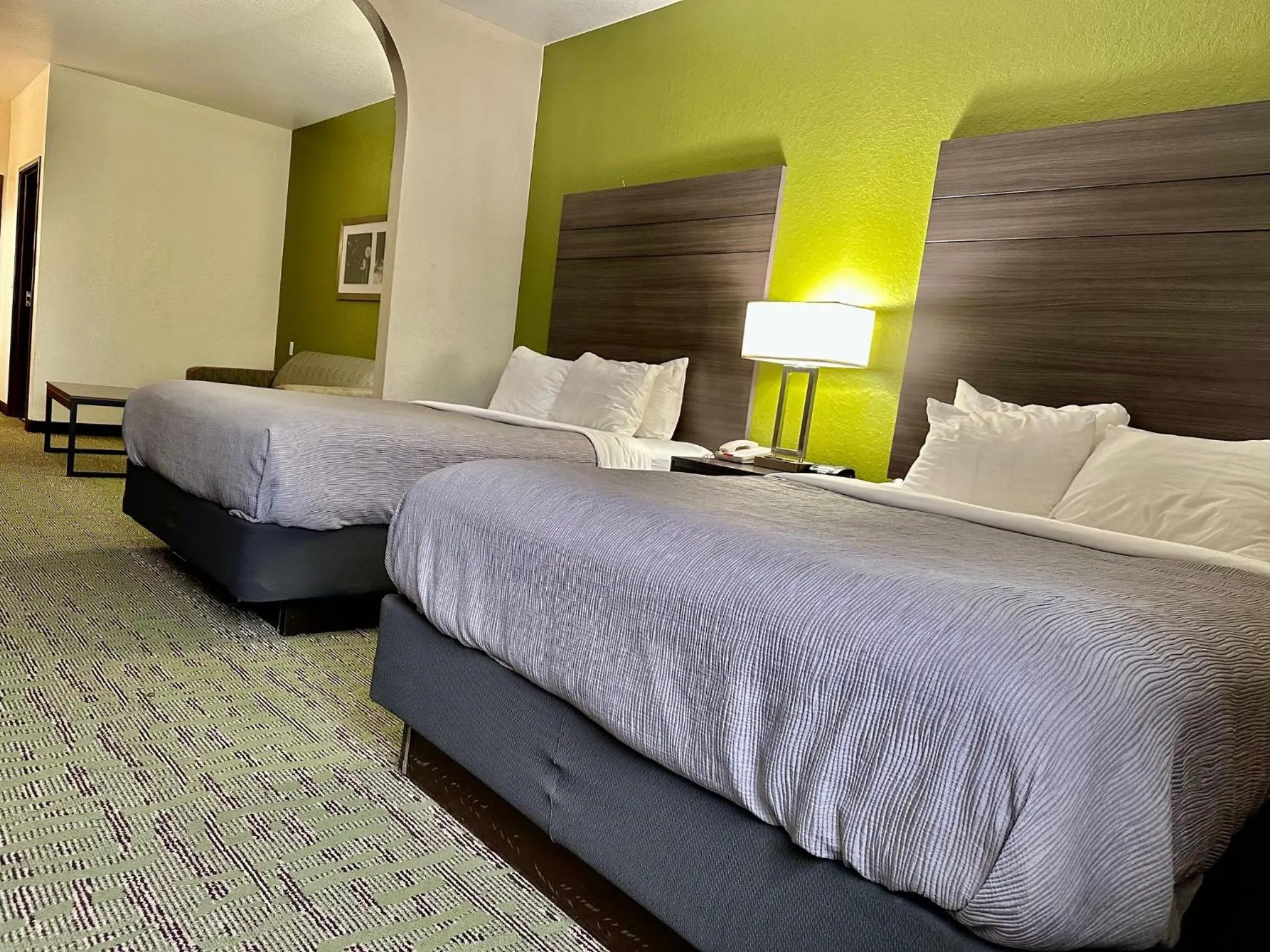 Queen Suite with Two Queen Beds - Accessible/Non-Smoking in Quality Suites San Antonio Brooks City Base