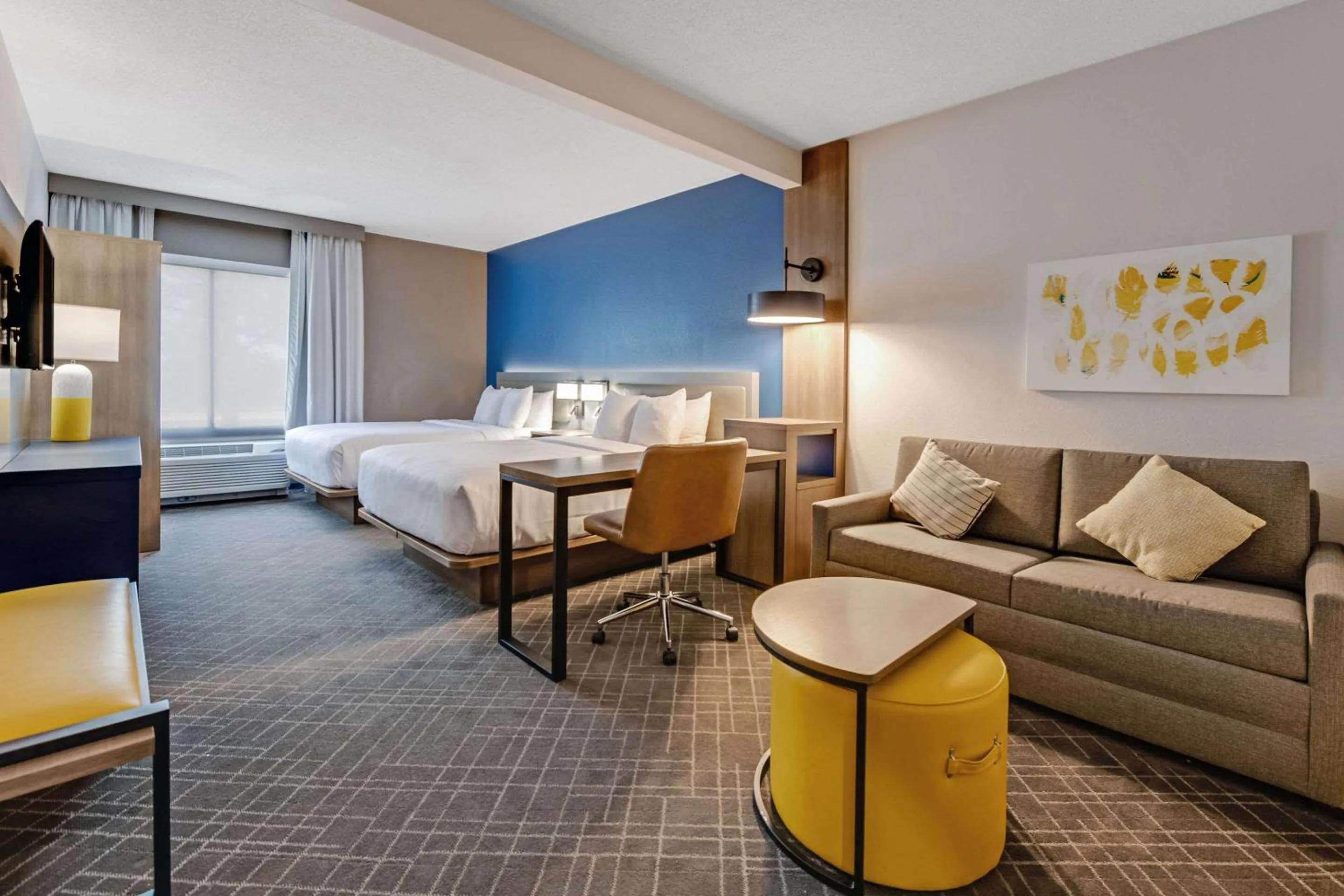 Double Suite with Two Double Beds - Non-Smoking in Comfort Suites Chesapeake - Norfolk