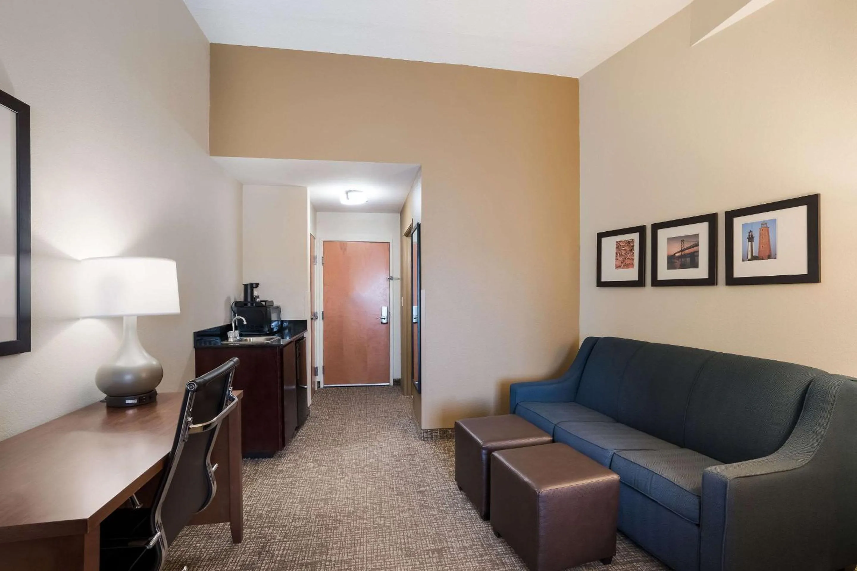 Suite with Two Double Beds and Sofa Bed - Non-Smoking in Comfort Suites Suffolk – Chesapeake