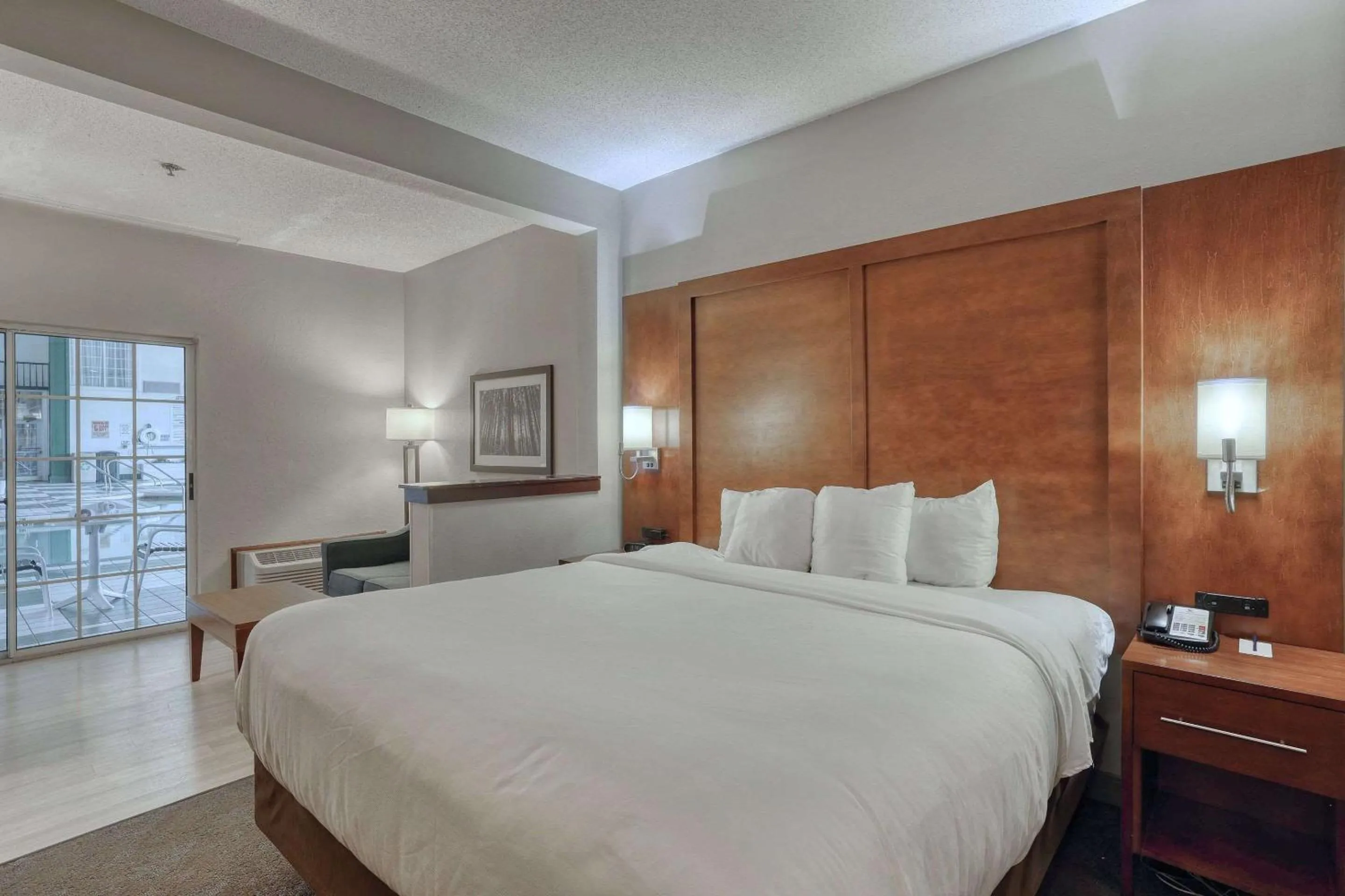 King Suite with Pool View - Non-Smoking in Comfort Suites Appleton Airport