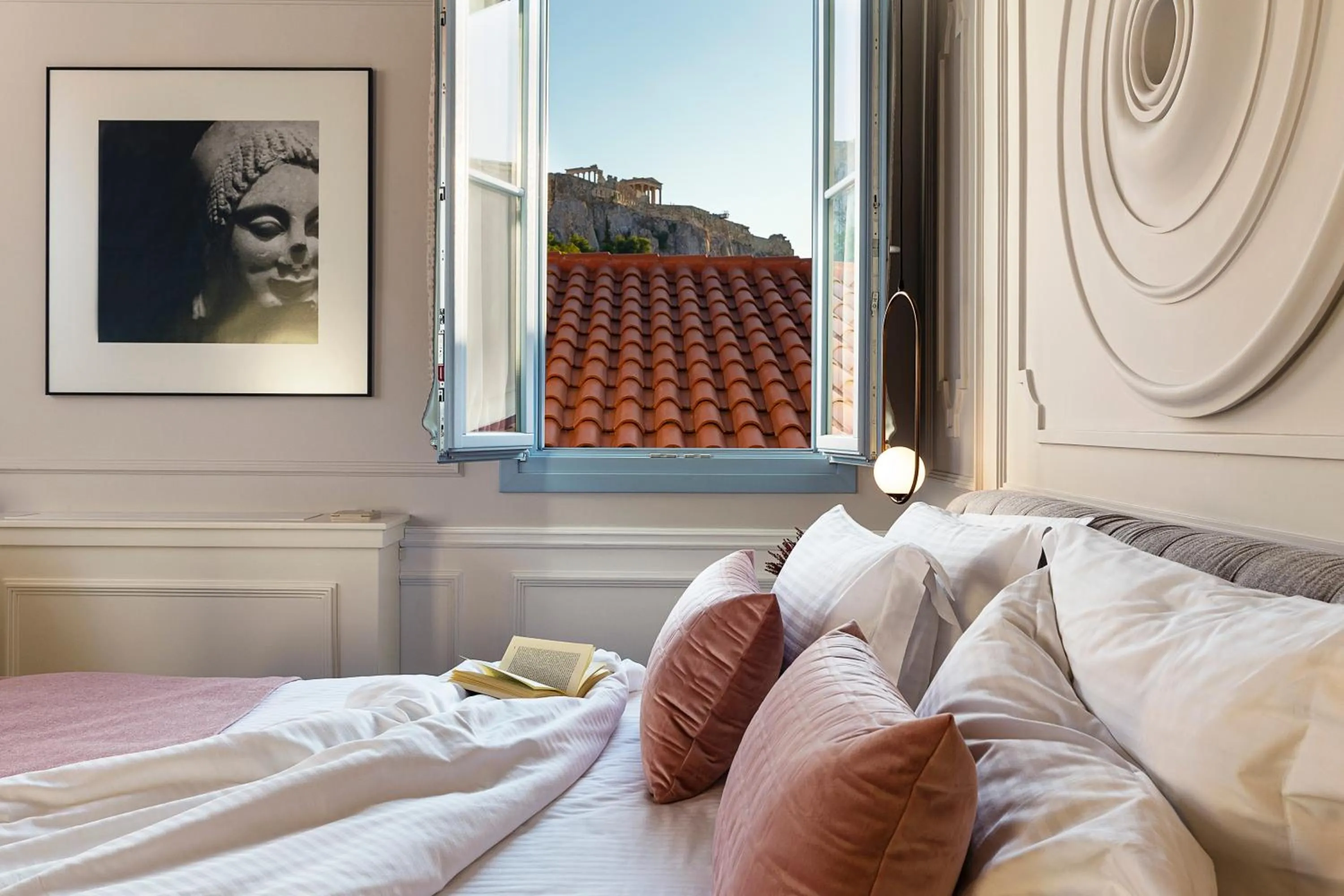 Iconic Suite with Acropolis View & Private Hot Tub in A77 Suites, Small Luxury Hotels of the World
