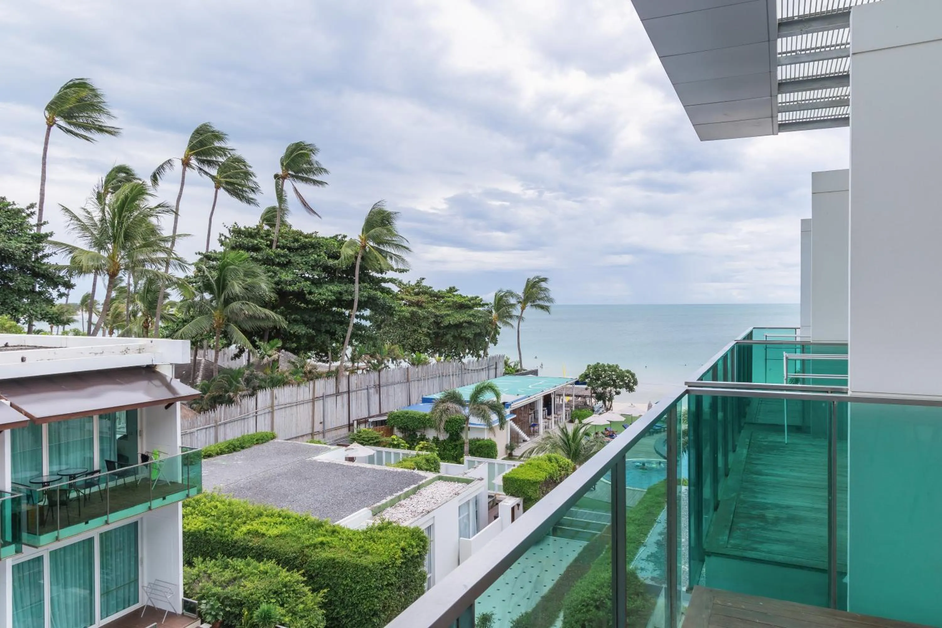 Balcony Sea View in KC Beach Club & Pool Villas