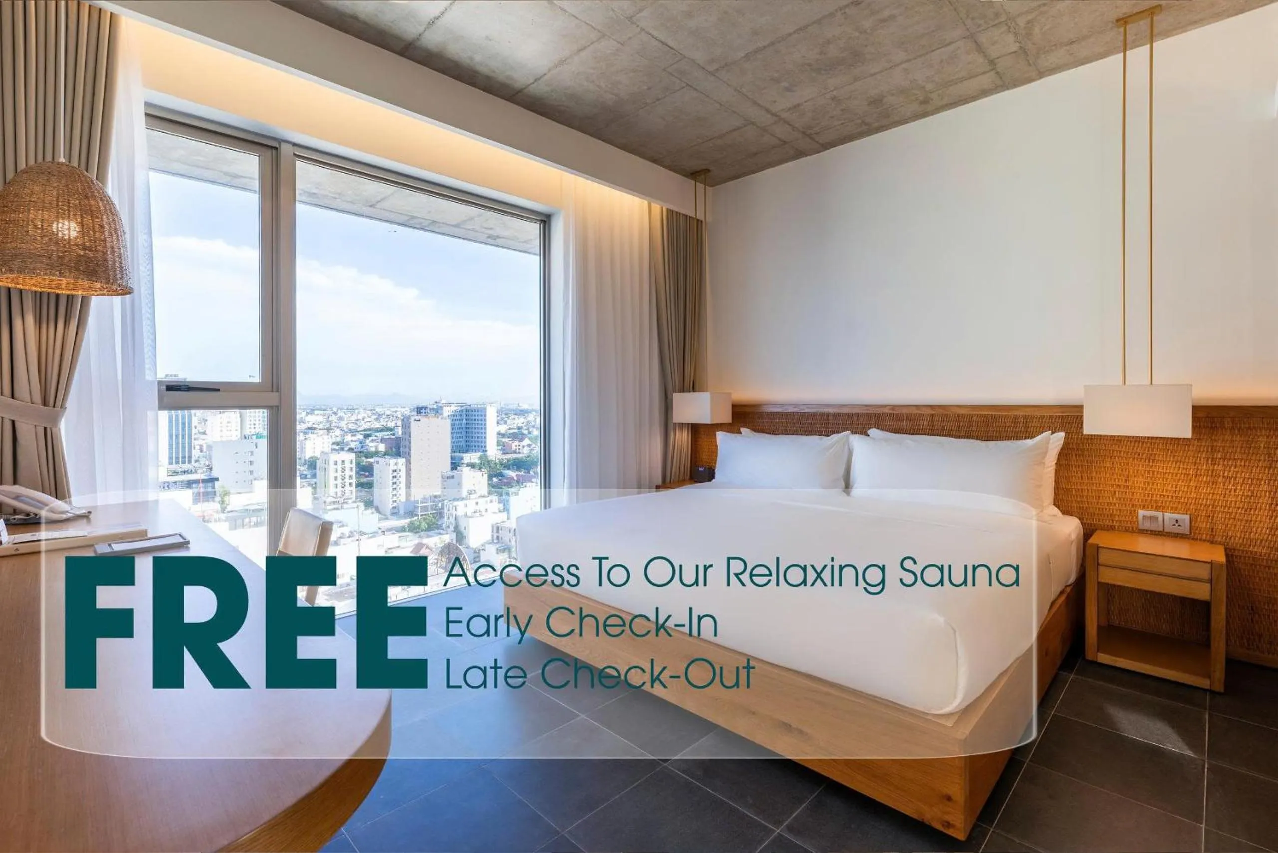 Superior Double with Partial Sea View in Chicland Boutique Danang Beach Hotel