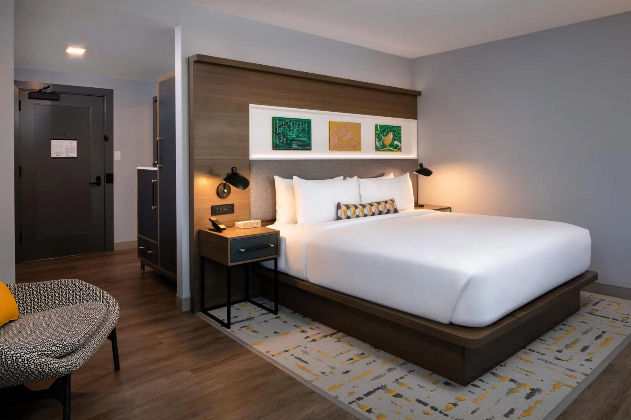 Standard King Room with Mobility Accessible Roll-In Shower in Hotel Indigo Chattanooga - Downtown by IHG