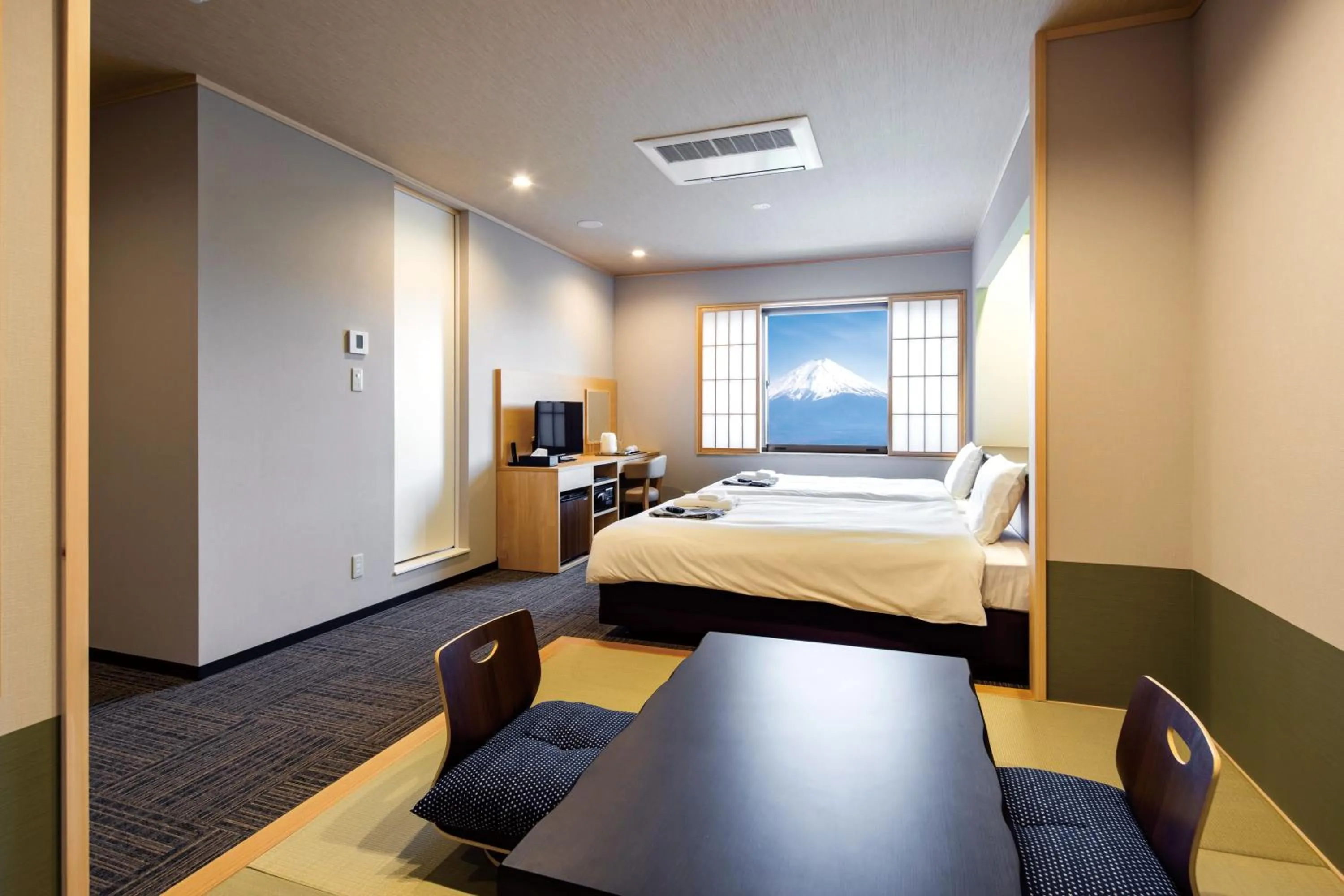 Room with Tatami Area and Mt.Fuji View in Fujikawaguchiko Resort Hotel