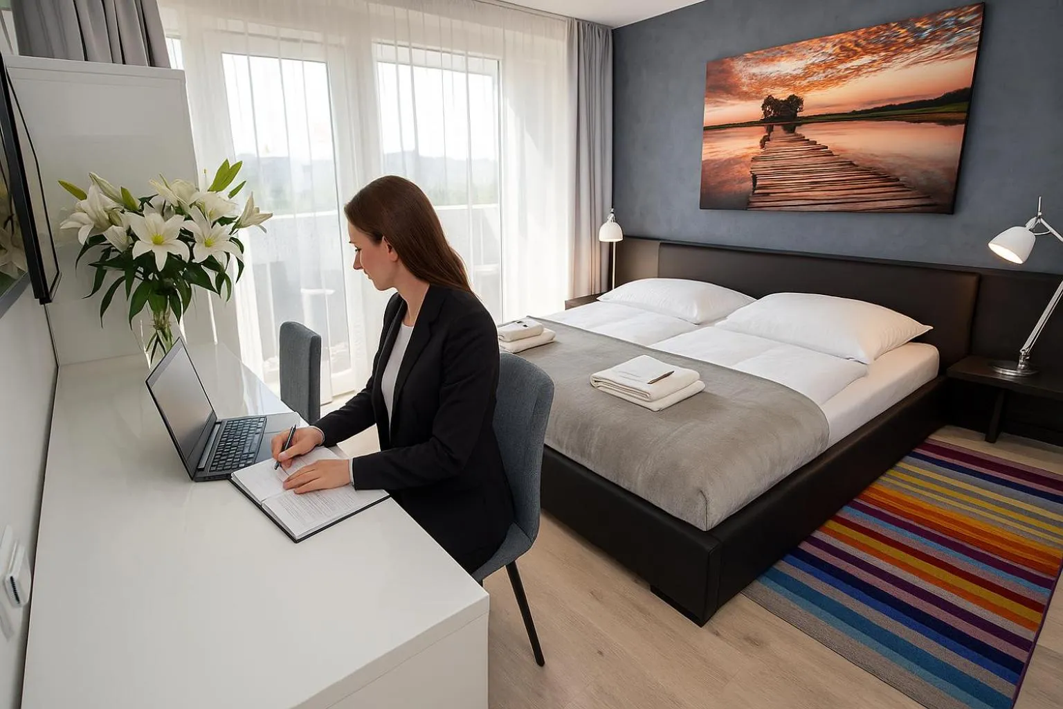 Deluxe Double Room with Balcony in More Than Accommodation