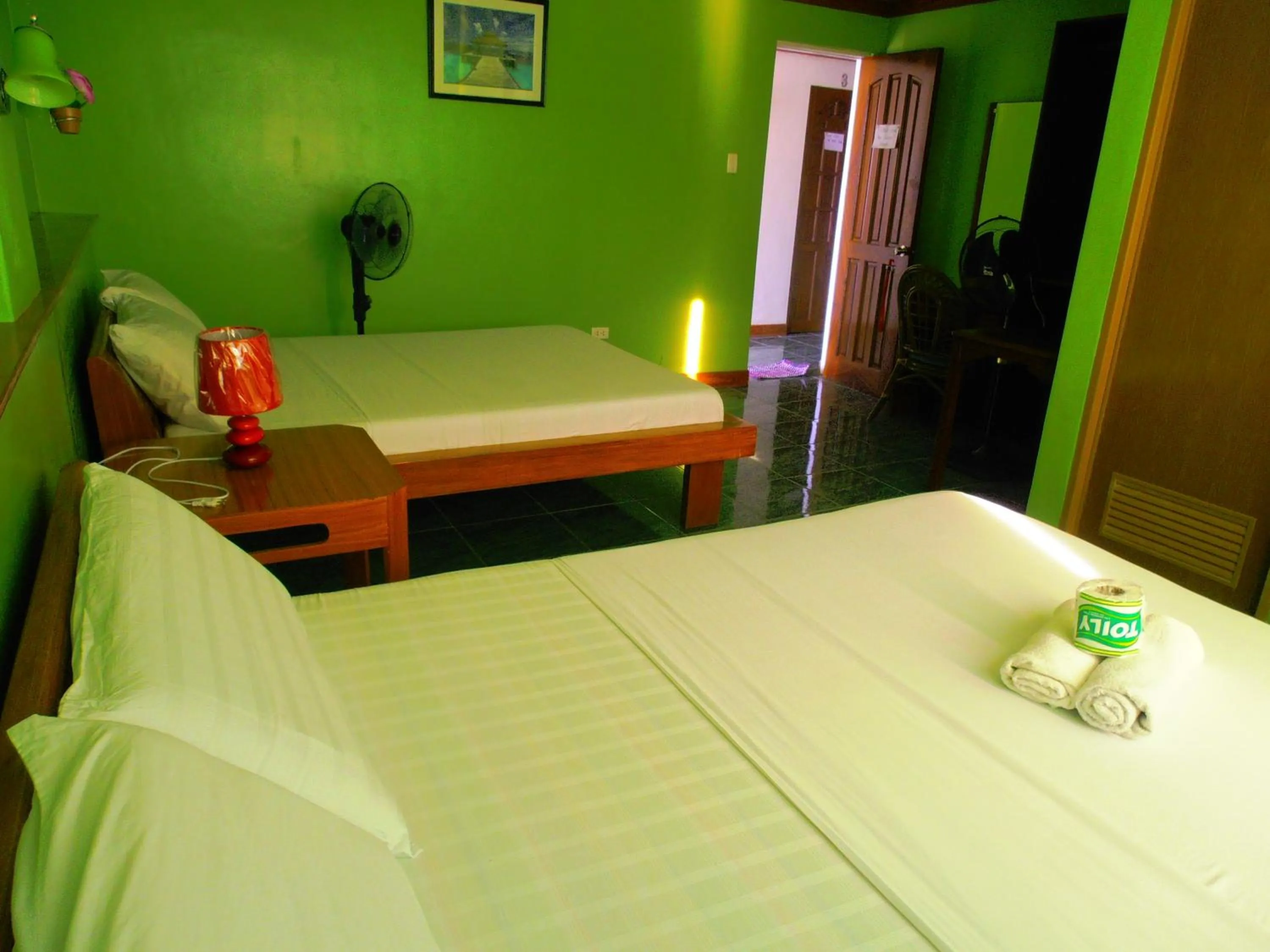 Standard Double Room with Fan in Blue Corals Beach Resort