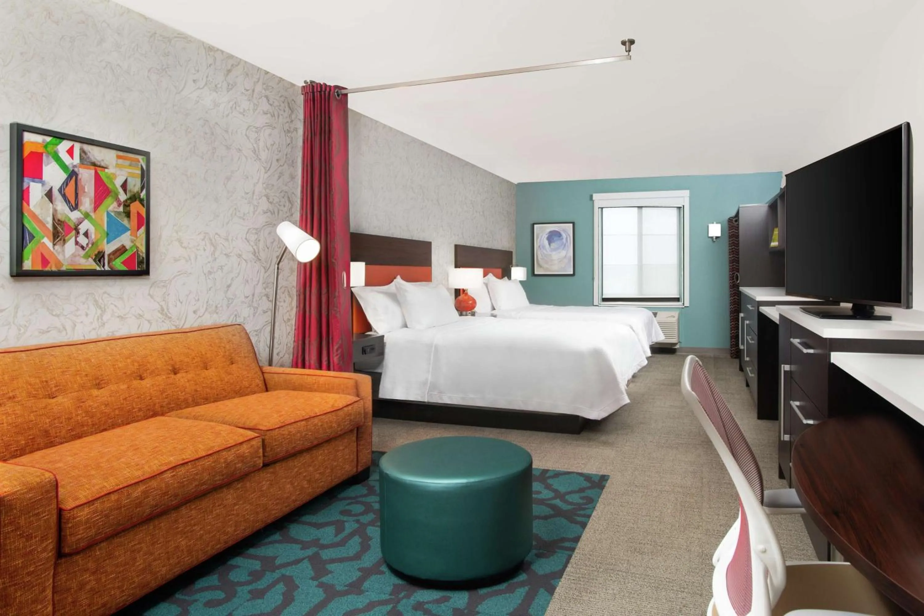 Queen Studio with Two Queen Beds - Non-Smoking in Home2 Suites by Hilton Long Island Brookhaven