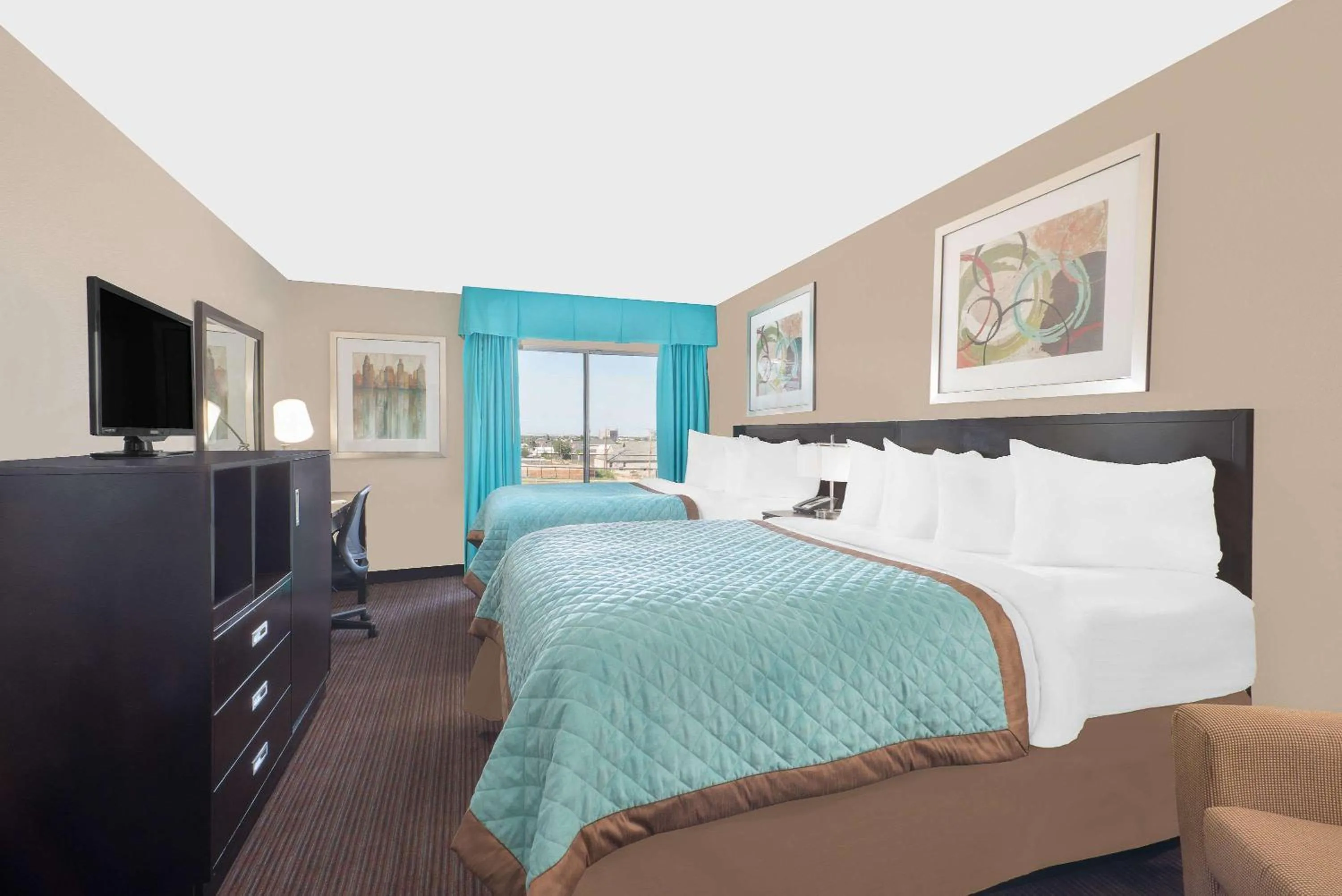 Superior Queen Room with Two Queen Beds in Wyndham Garden Midland