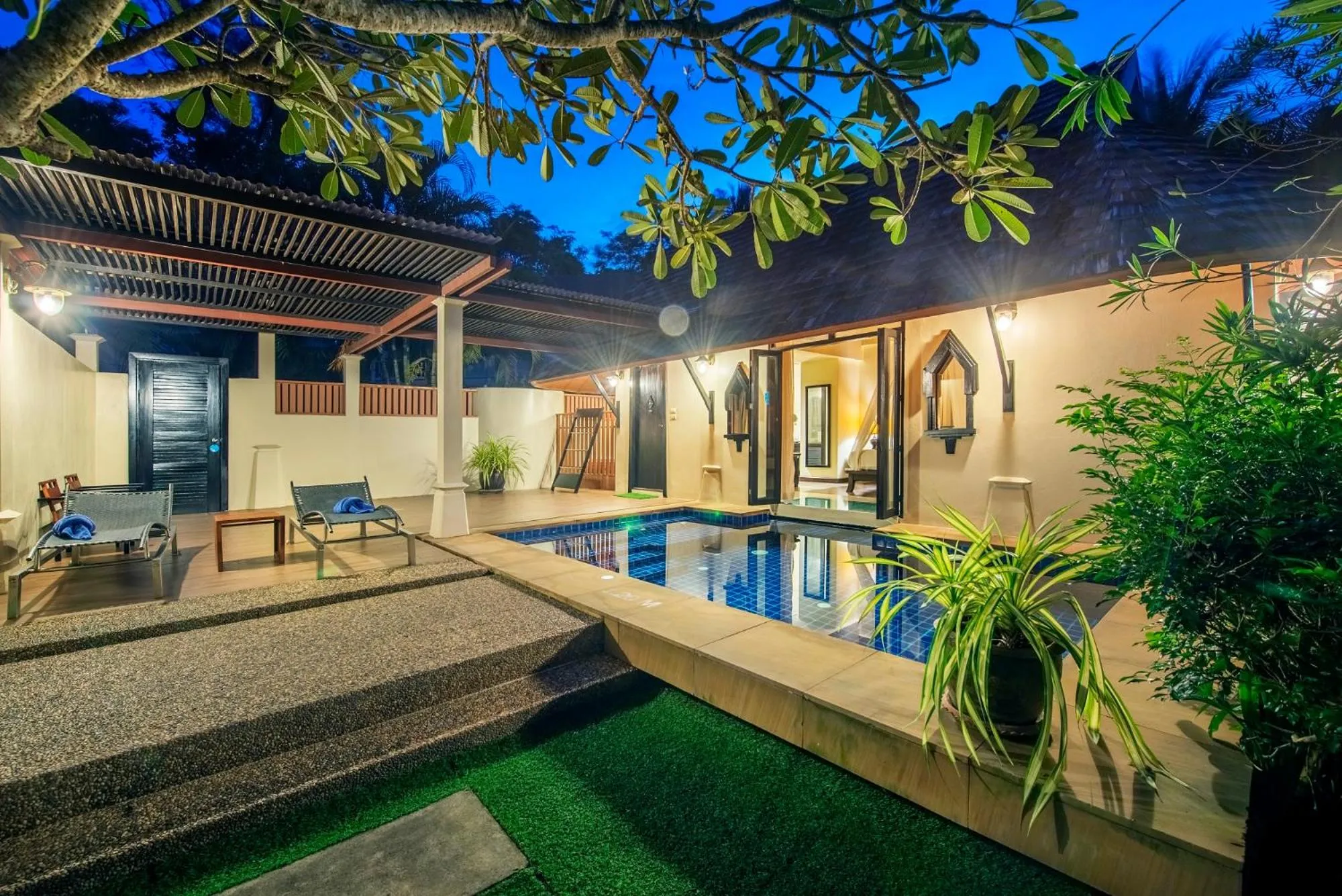 Villa with Private Pool in Chada Lanta Beach Resort