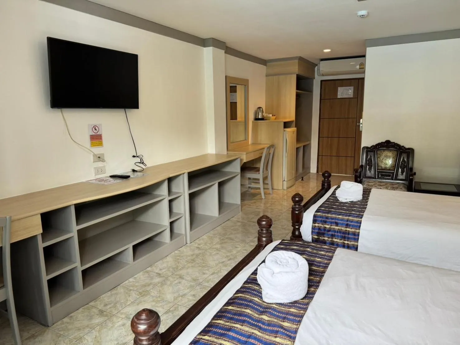 Twin Room with Pool View in Blue Garden Resort Pattaya