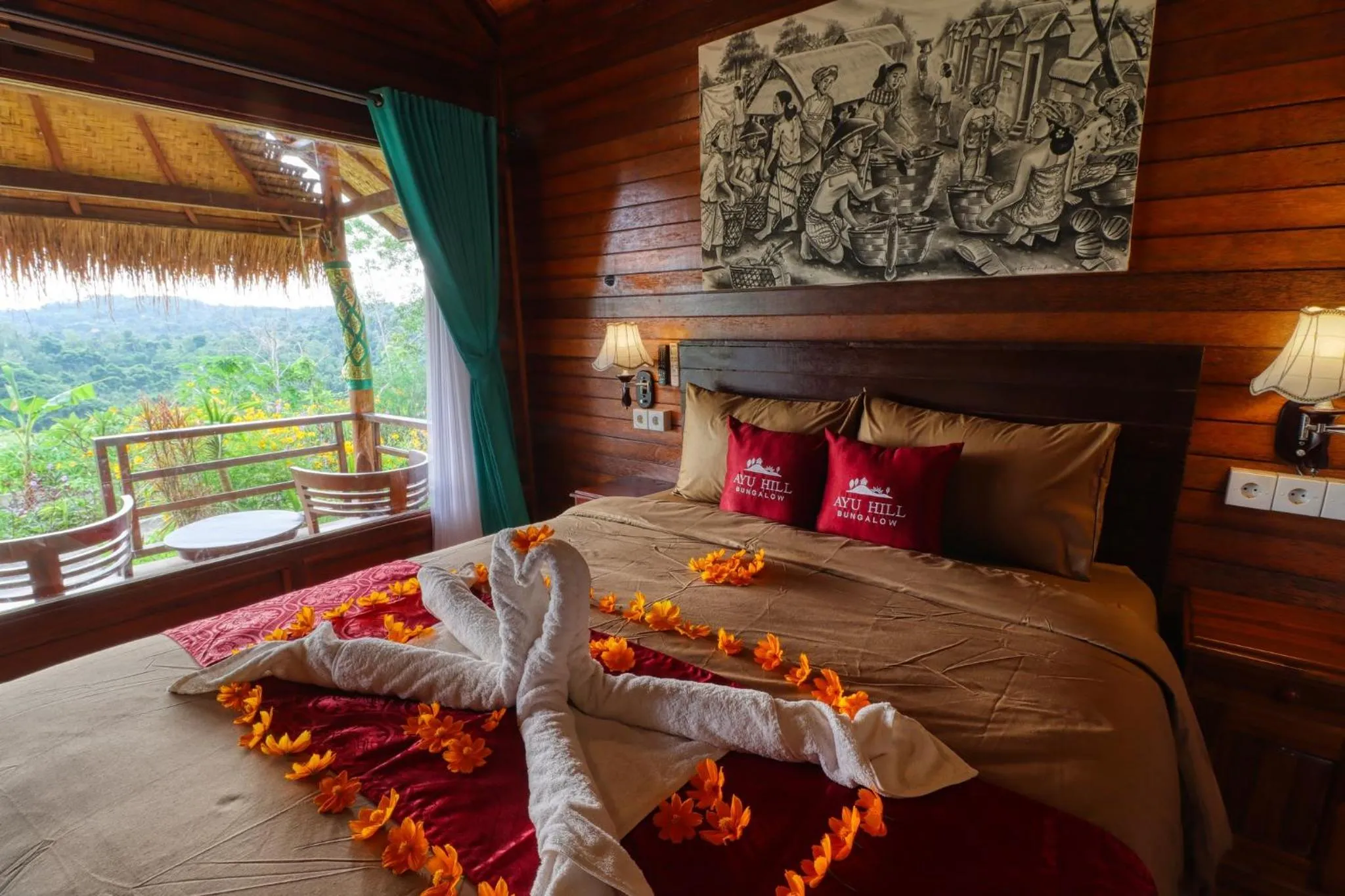Deluxe Double Room in Ayu Hill Bungalows
