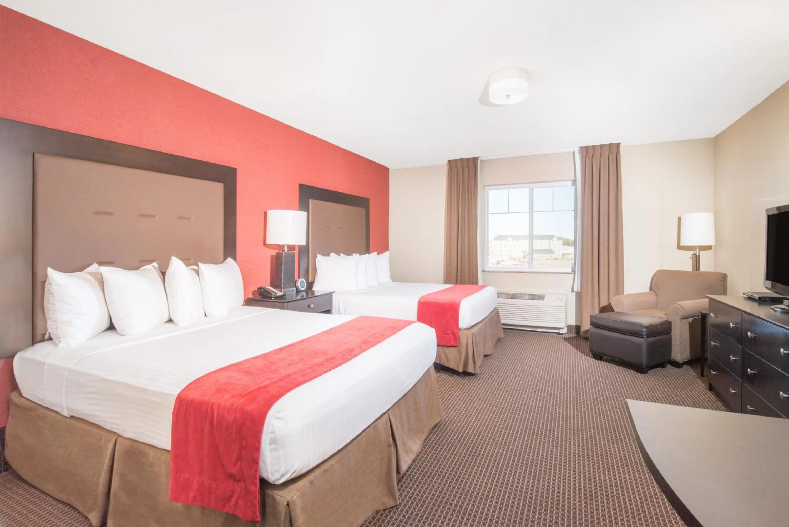 Studio Suite with Two Queen Beds - Non-Smoking in Hawthorn Suites by Wyndham Williston