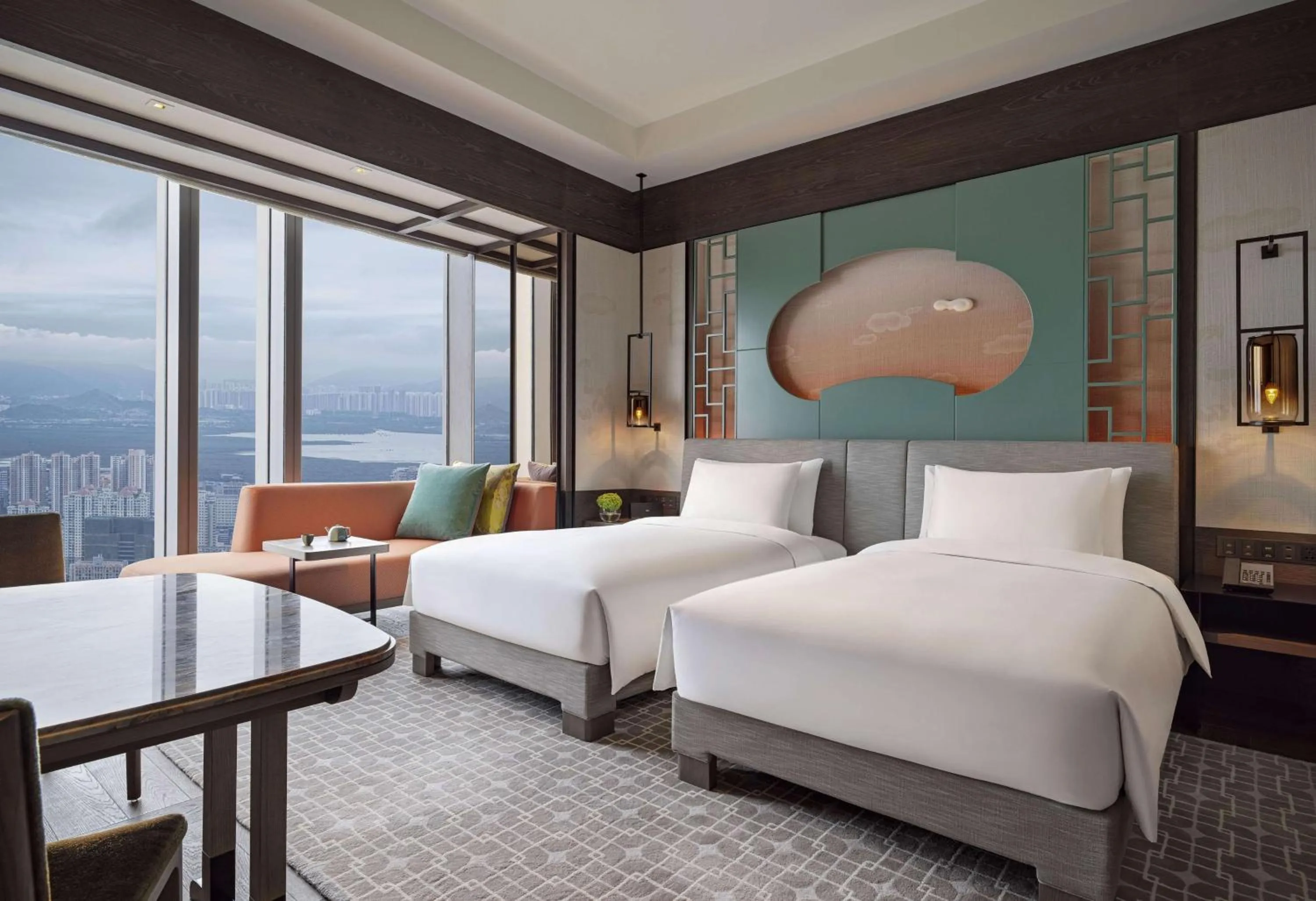 Twin Room with City View in Park Hyatt Shenzhen