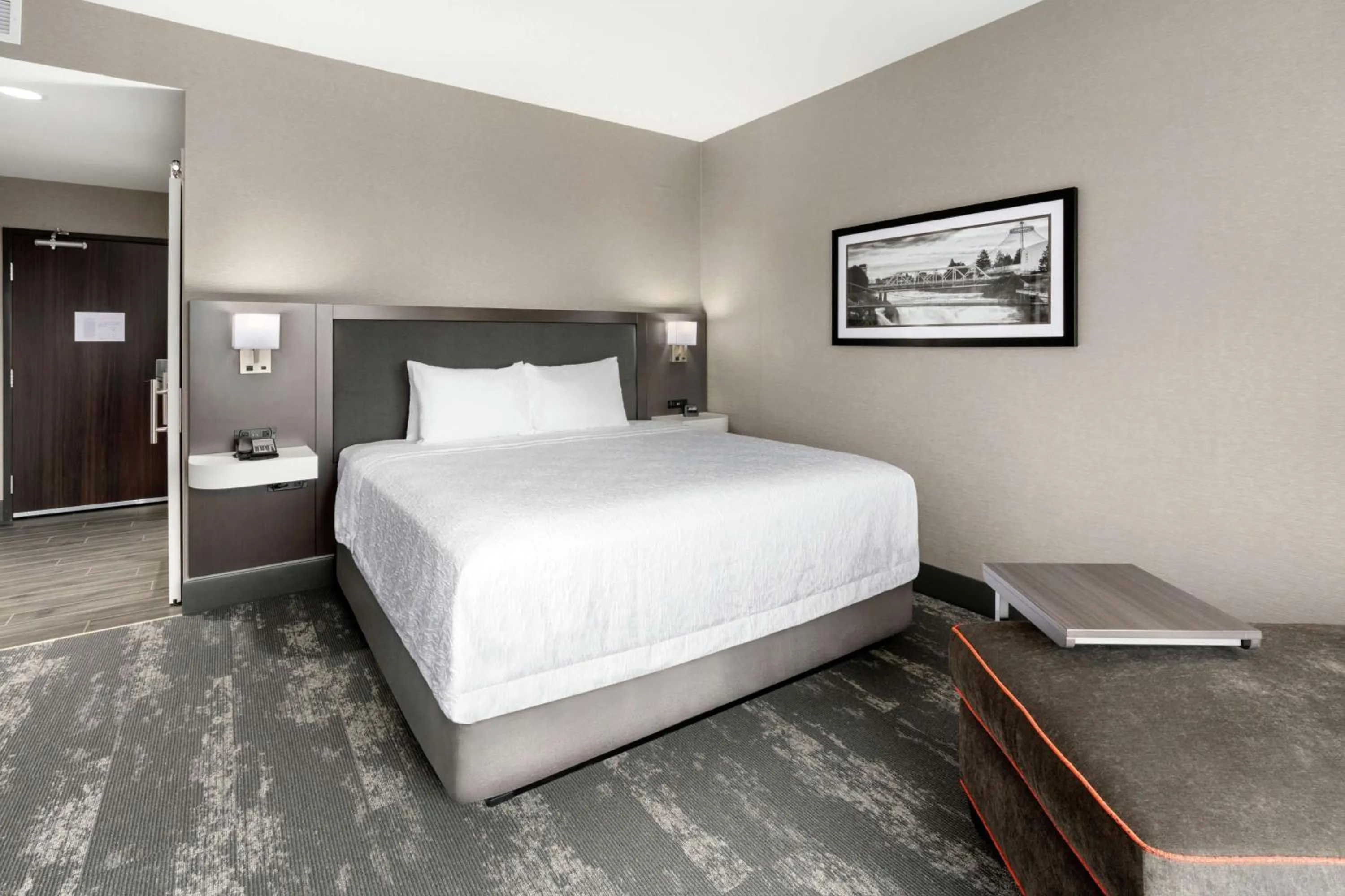 King Room with City View in Hampton Inn & Suites Spokane Downtown-South