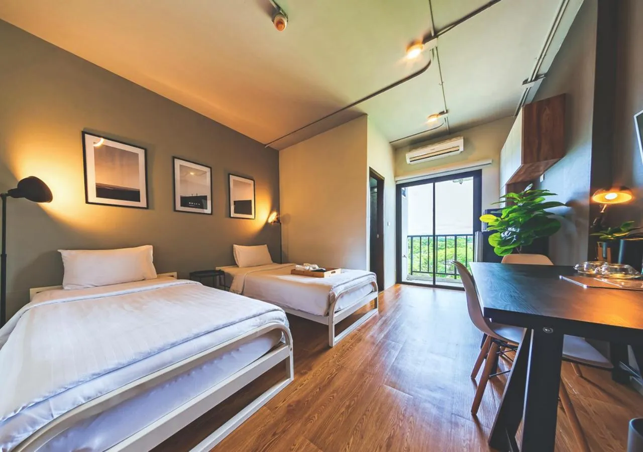 The Loft Twin Bed Room in Bhava Residence