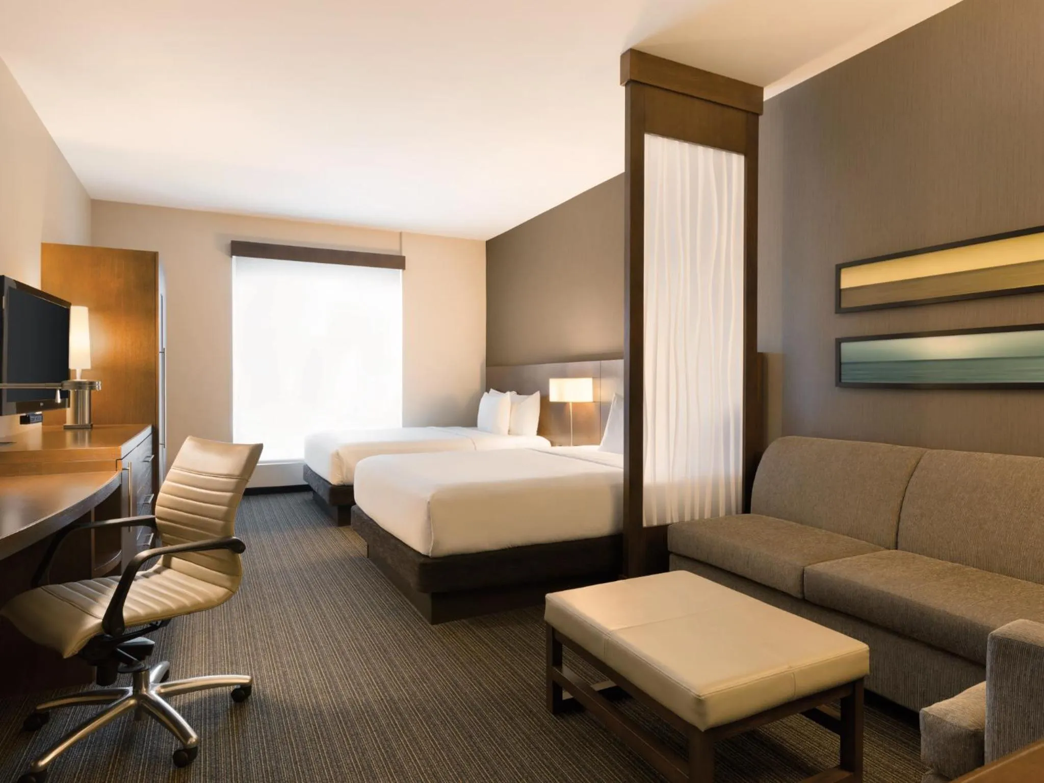 Queen Room with Two Queen Beds and Sofa Bed - single occupancy in Hyatt Place San Jose Pinares