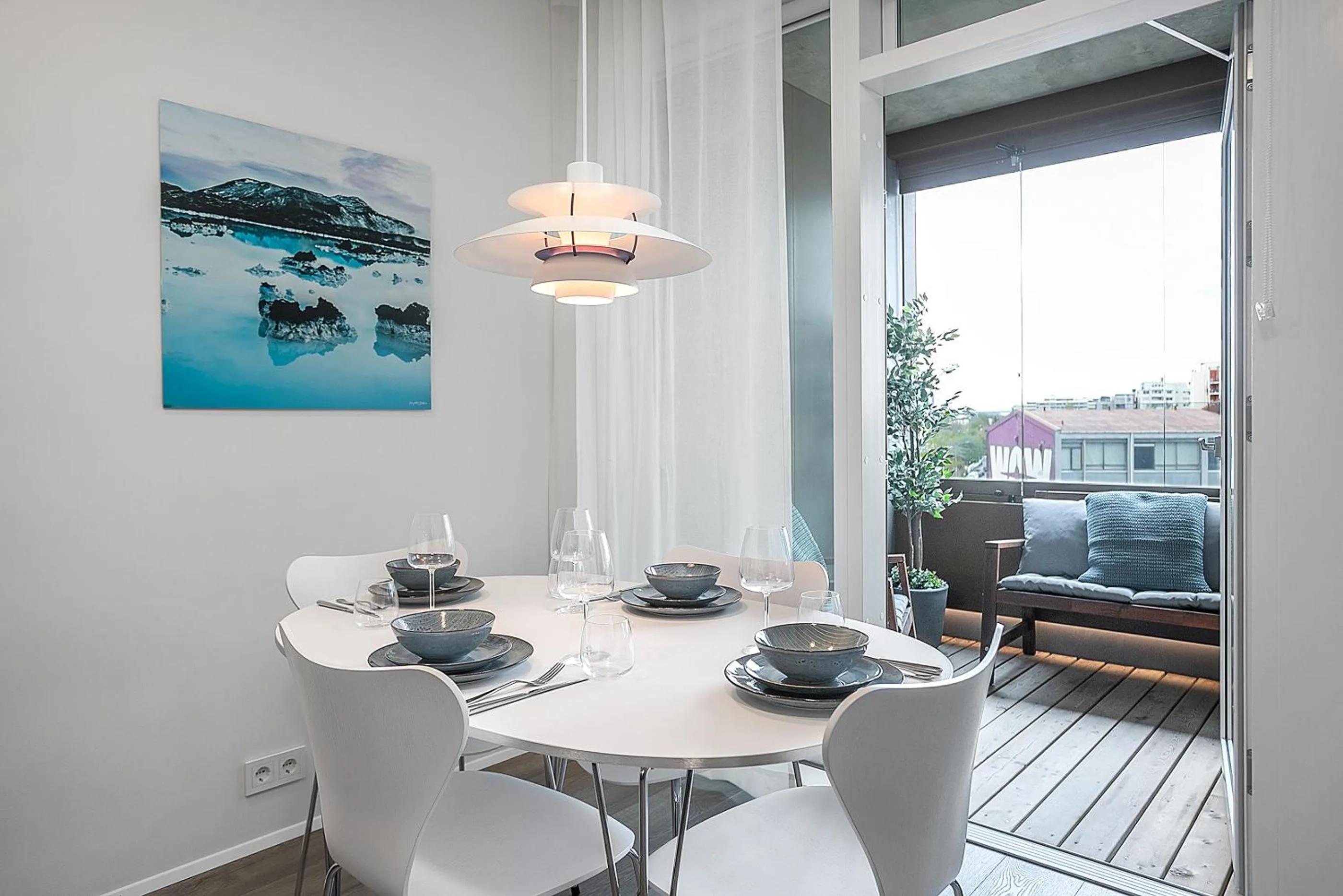 One-Bedroom Apartment with Balcony in Sif Apartments by Heimaleiga