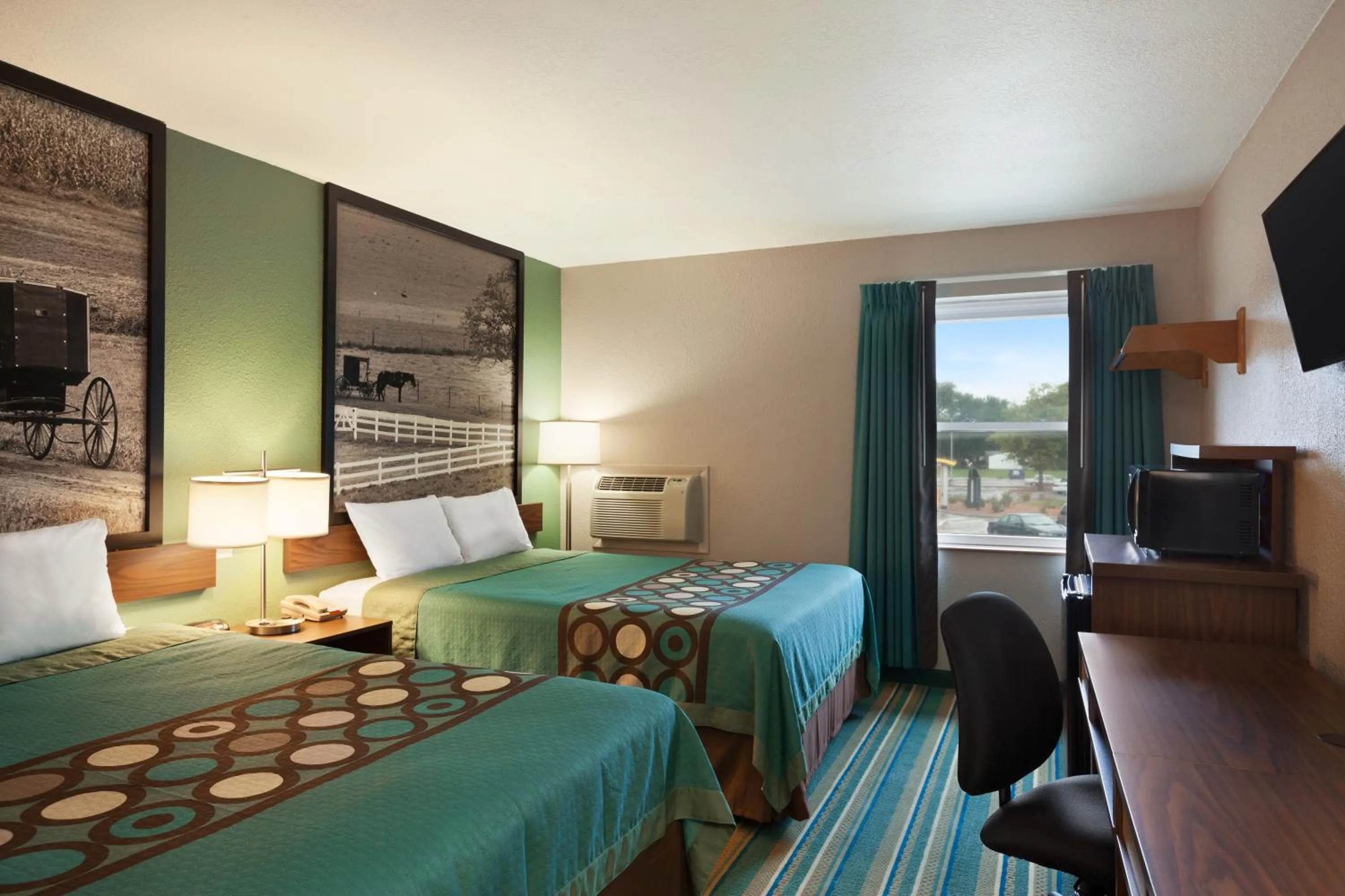 Queen Room with Two Queen Beds - Smoking in Super 8 by Wyndham Tuscola