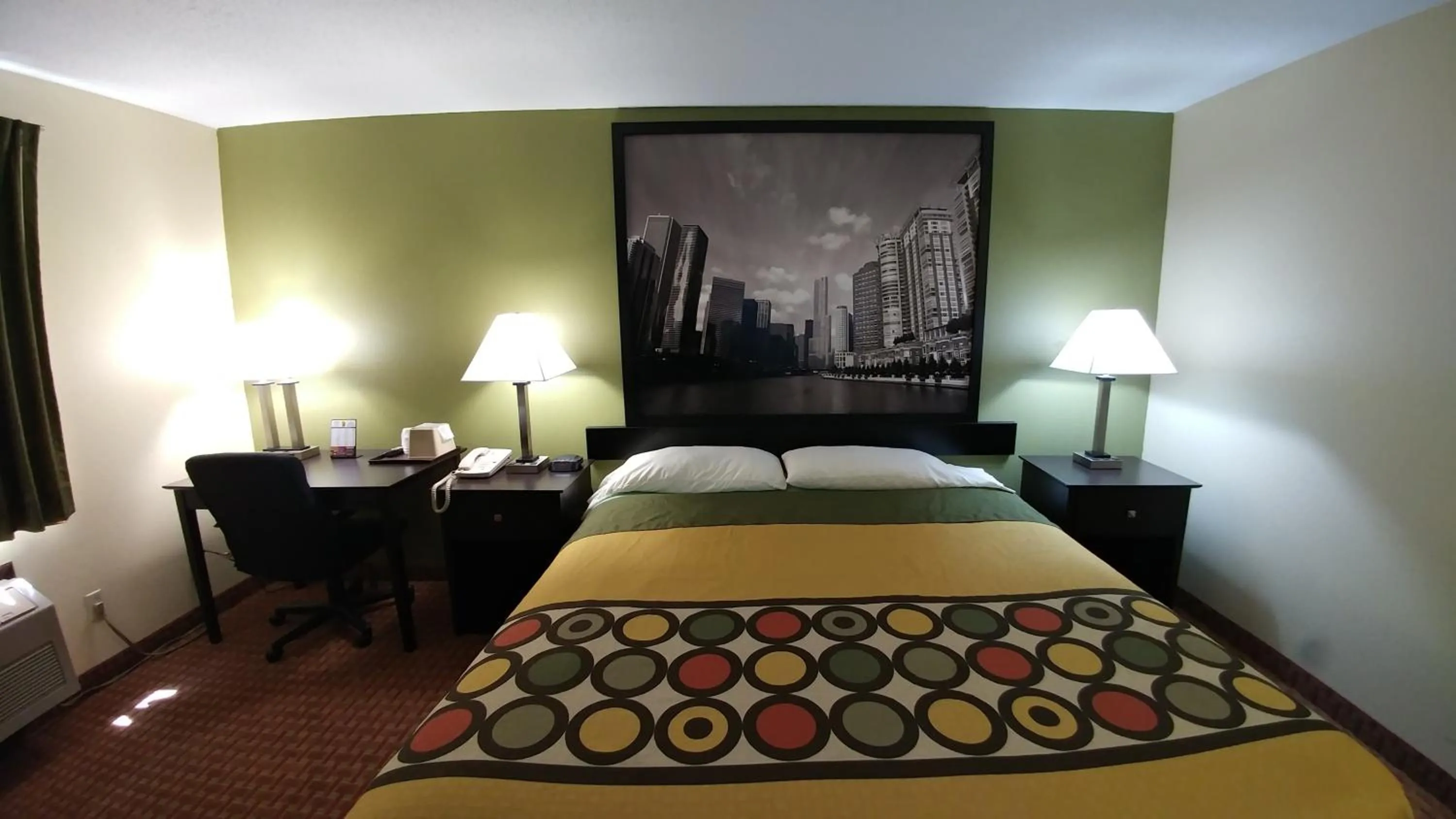 Queen Room - Non-Smoking in Super 8 by Wyndham DeKalb IL